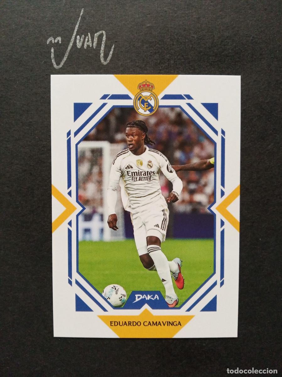 Cromos de f&uacute;tbol: RM 8 A CAMAVINGA REAL MADRID FRANCIA ⚽ DAKA &reg; TOP AUDIENCE 2025 2026 25 26 NUEVO