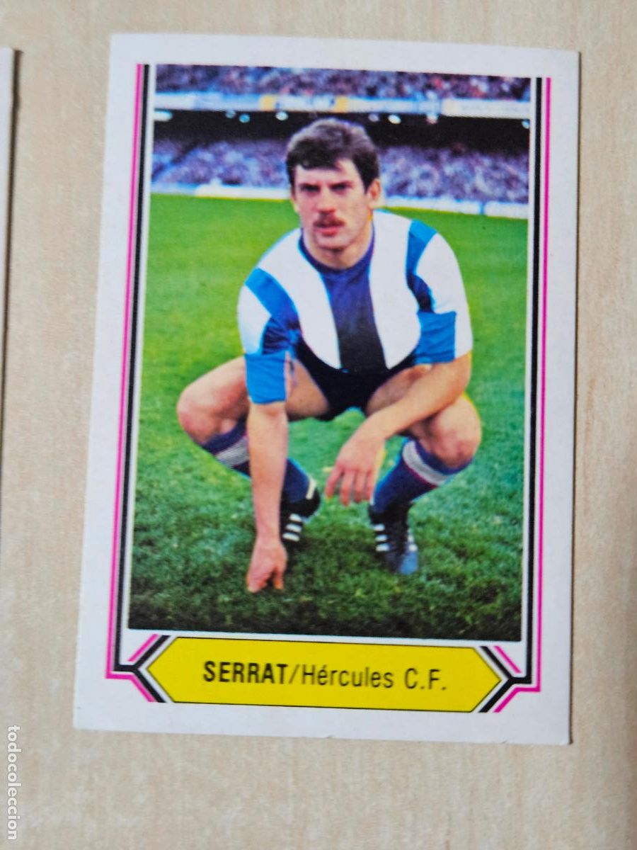 Cromos de f&uacute;tbol: LIGA ESTE 80-81 - FICHAJE 9 SERRAT - CROMO FUTBOL NUEVO SIN PEGAR