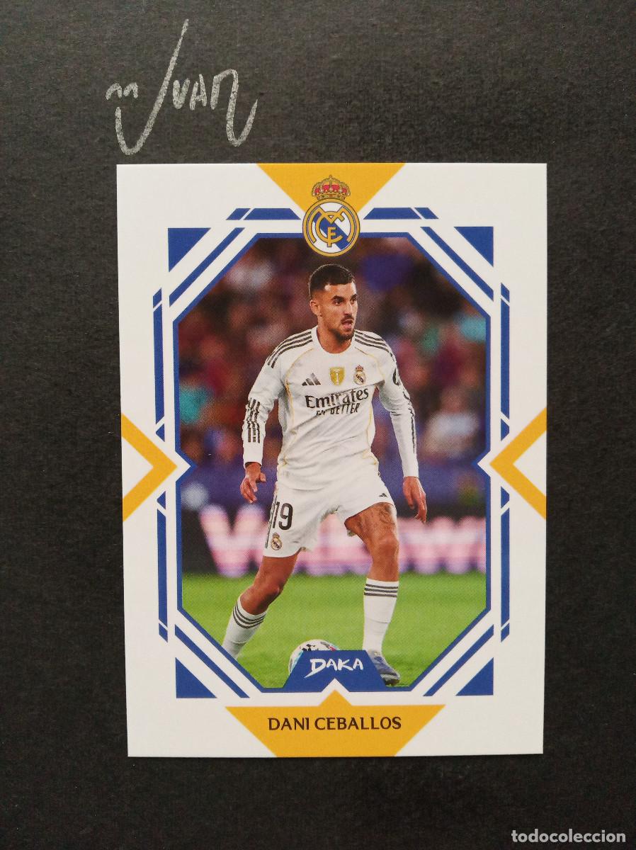 Cromos de f&uacute;tbol: RM 11 A DANI CEBALLOS REAL MADRID ESPA&Ntilde;A REAL BETIS ⚽ DAKA &reg; TOP AUDIENCE 2025 2026 25 26 NUEVO