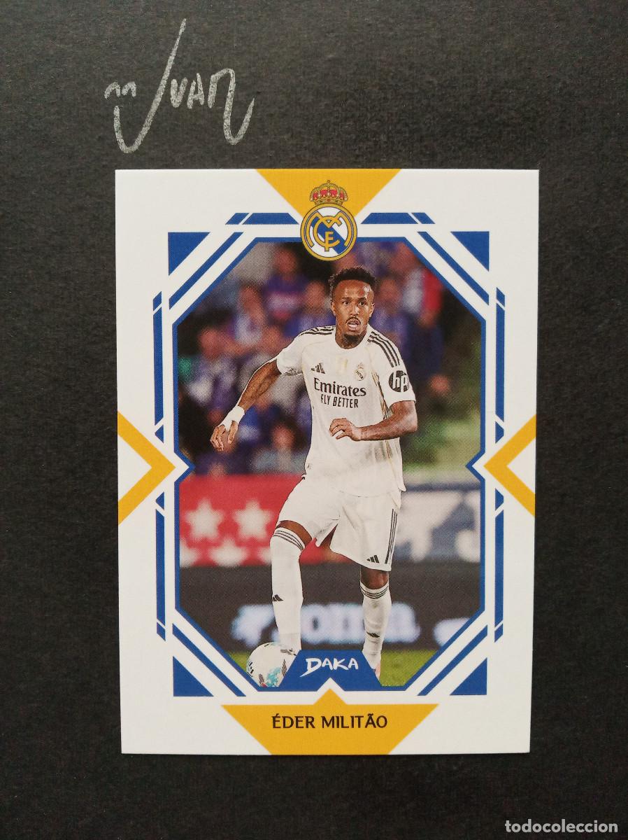 Cromos de f&uacute;tbol: RM 13 A EDER MILITAO REAL MADRID ESPA&Ntilde;A BRASIL ⚽ DAKA &reg; TOP AUDIENCE 2025 2026 25 26 NUEVO