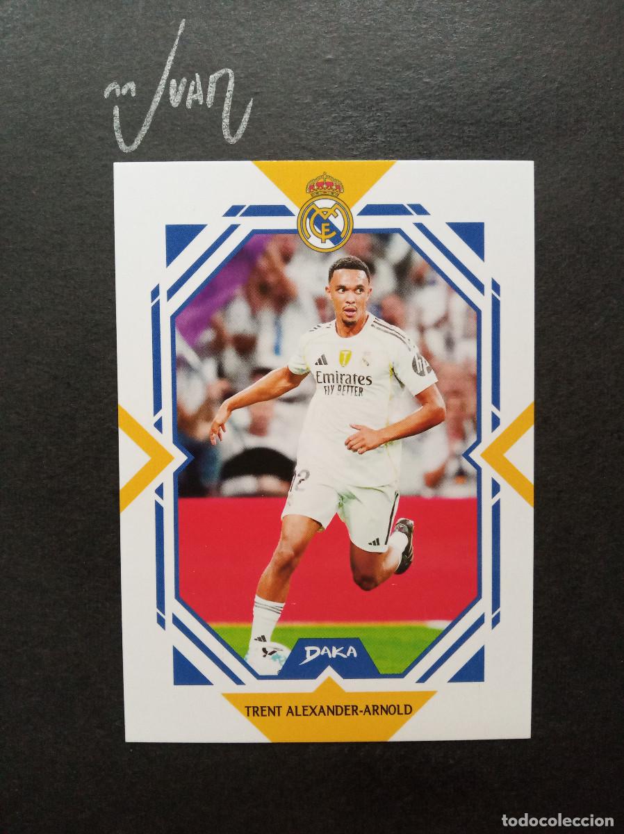 Cromos de f&uacute;tbol: RM 18 A ALEXANDER ARNOLD REAL MADRID ESPA&Ntilde;A INGLATERRA ⚽ DAKA &reg; TOP AUDIENCE 2025 2026 25 26 NUEVO