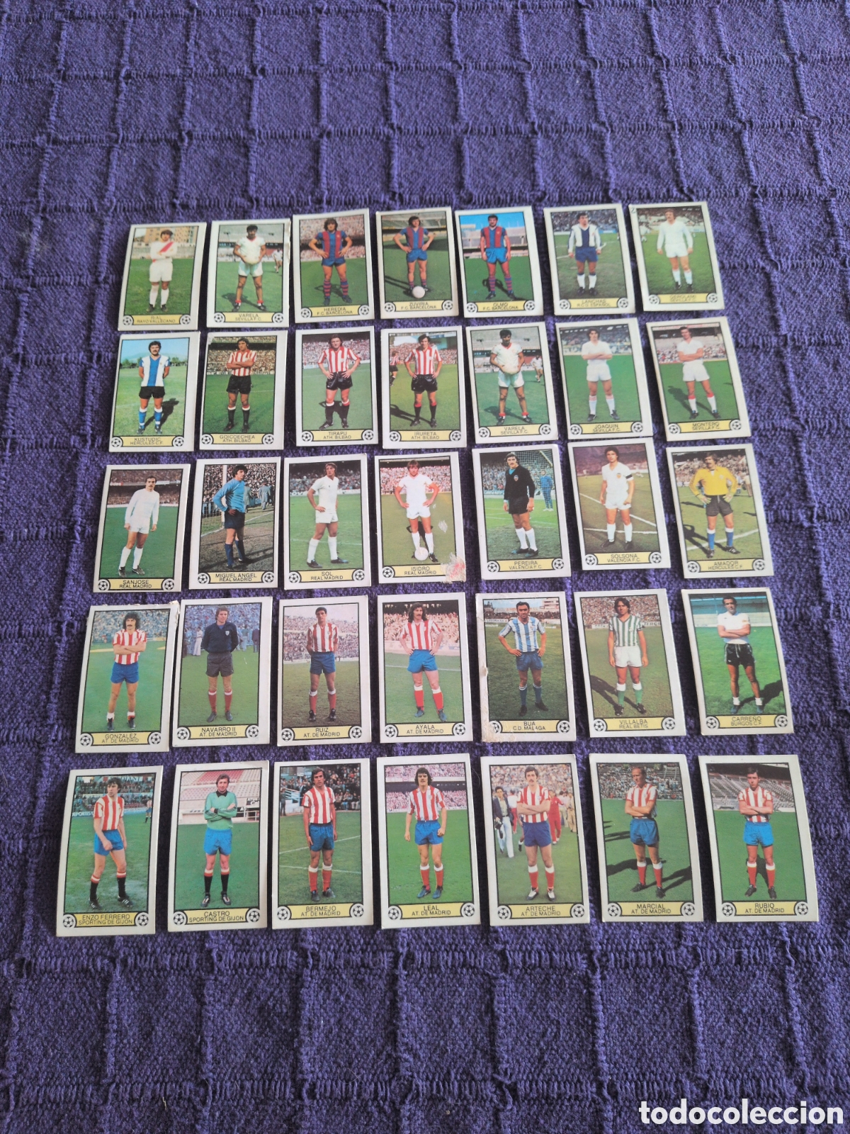 Figurine di Calcio: Lote de 35 cromos Ediciones Este Liga 79/80