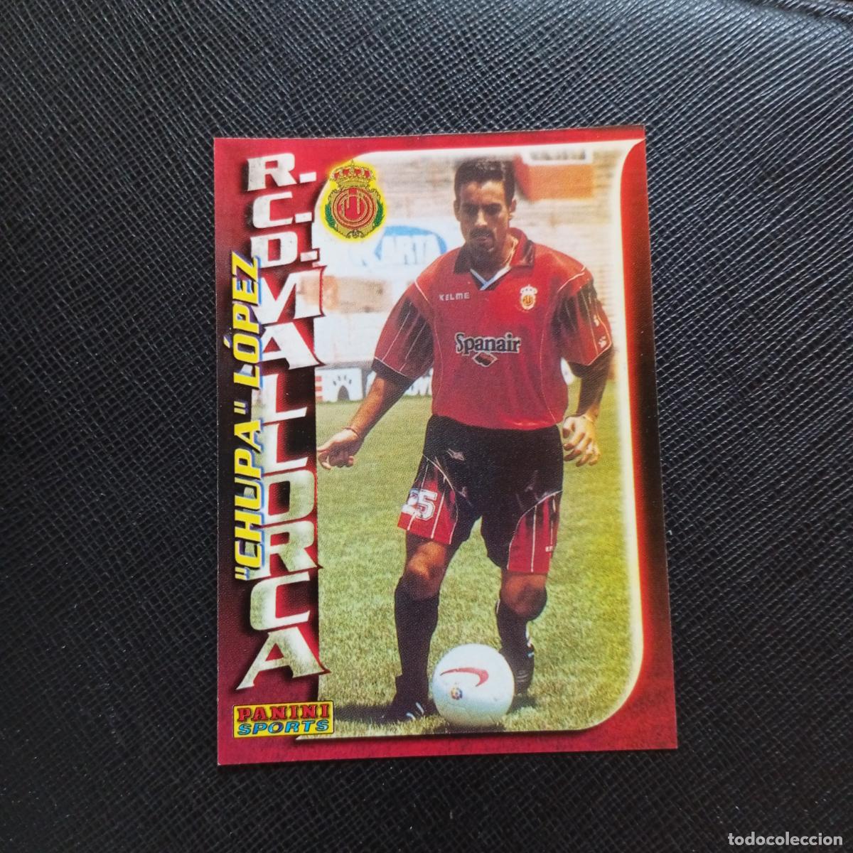 Cromos de f&uacute;tbol: 160 CHUPA LOPEZ MALLORCA PANINI TRADING CARD 1998 1999 CROMO FUTBOL 98 99 - A161 PG307