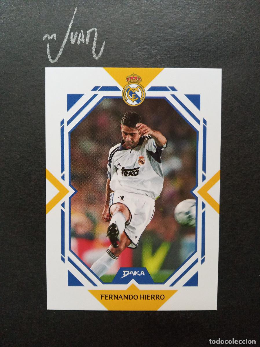 Cromos de f&uacute;tbol: RM 29 A FERNANDO HIERRO REAL MADRID ESPA&Ntilde;A ⚽ DAKA &reg; TOP AUDIENCE 2025 2026 25 26 NUEVO