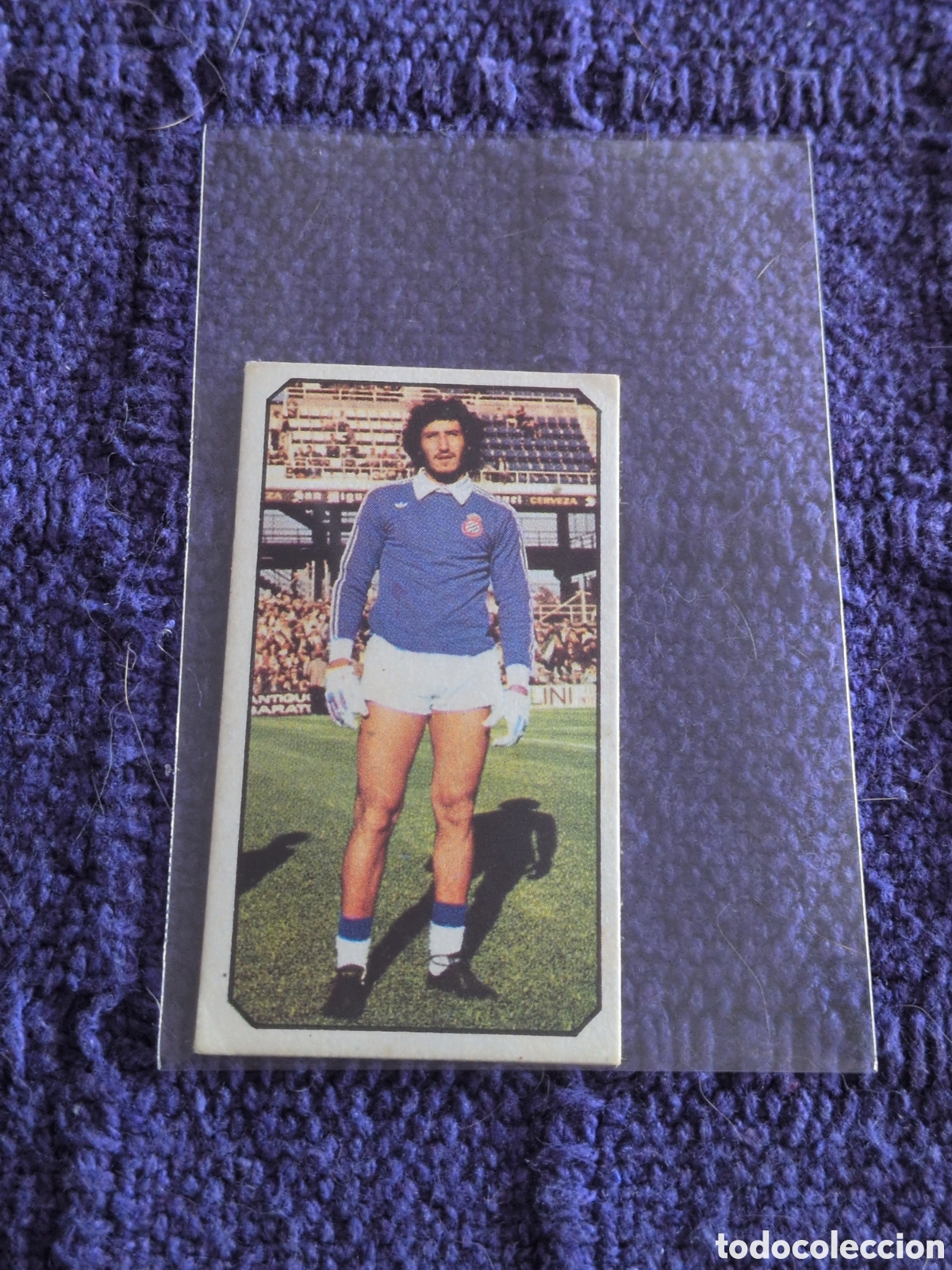 Fu&szlig;ball-Sticker: GATO FERNANDEZ R. C. D. ESPA&Ntilde;OL LIGA ESTE 1977/78 77 78 NUNCA PEGADO SIN PEGAR
