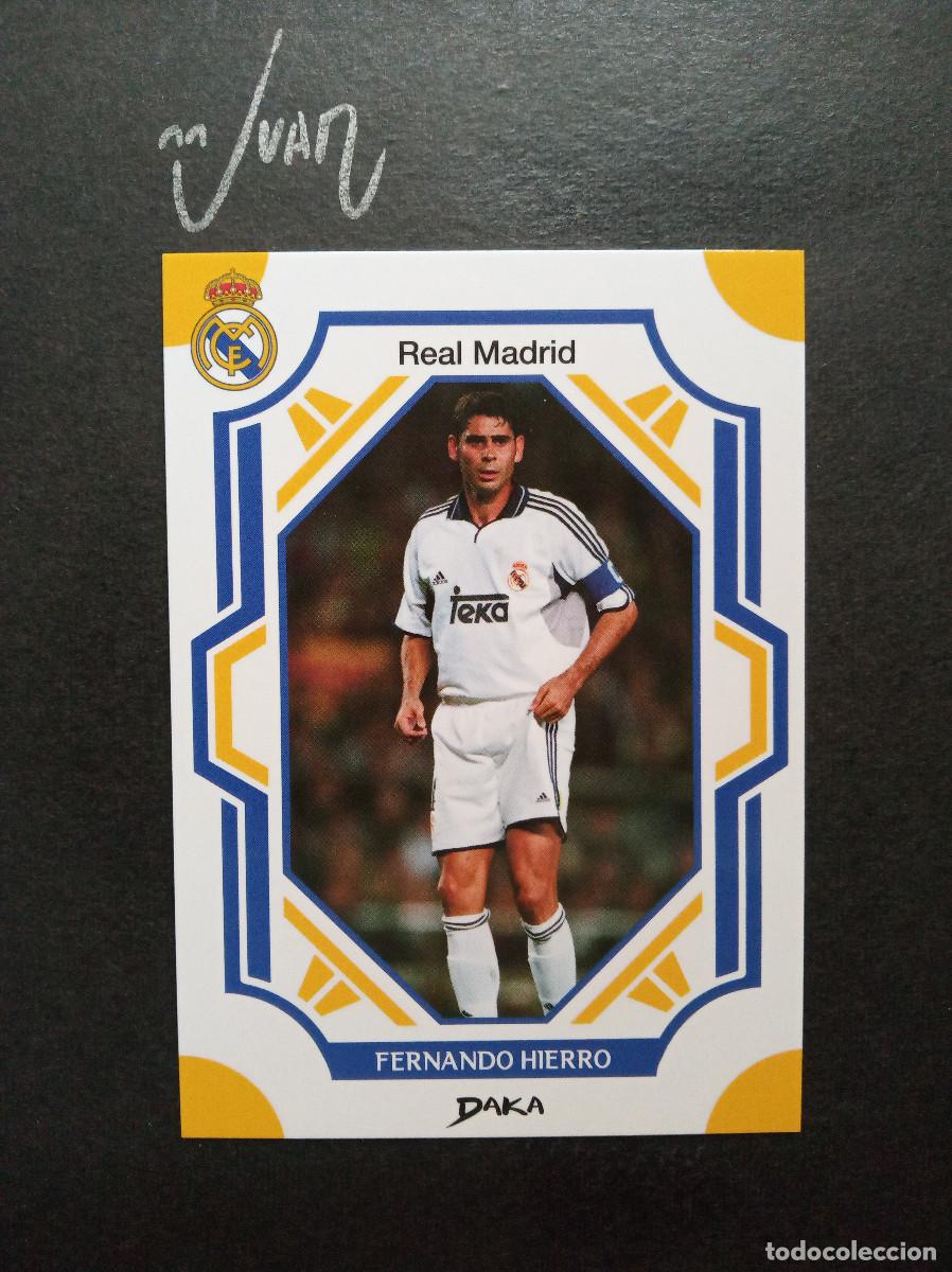 Cromos de f&uacute;tbol: RM 30 A FERNANDO HIERRO REAL MADRID ESPA&Ntilde;A ⚽ DAKA &reg; TOP AUDIENCE 2025 2026 25 26 NUEVO