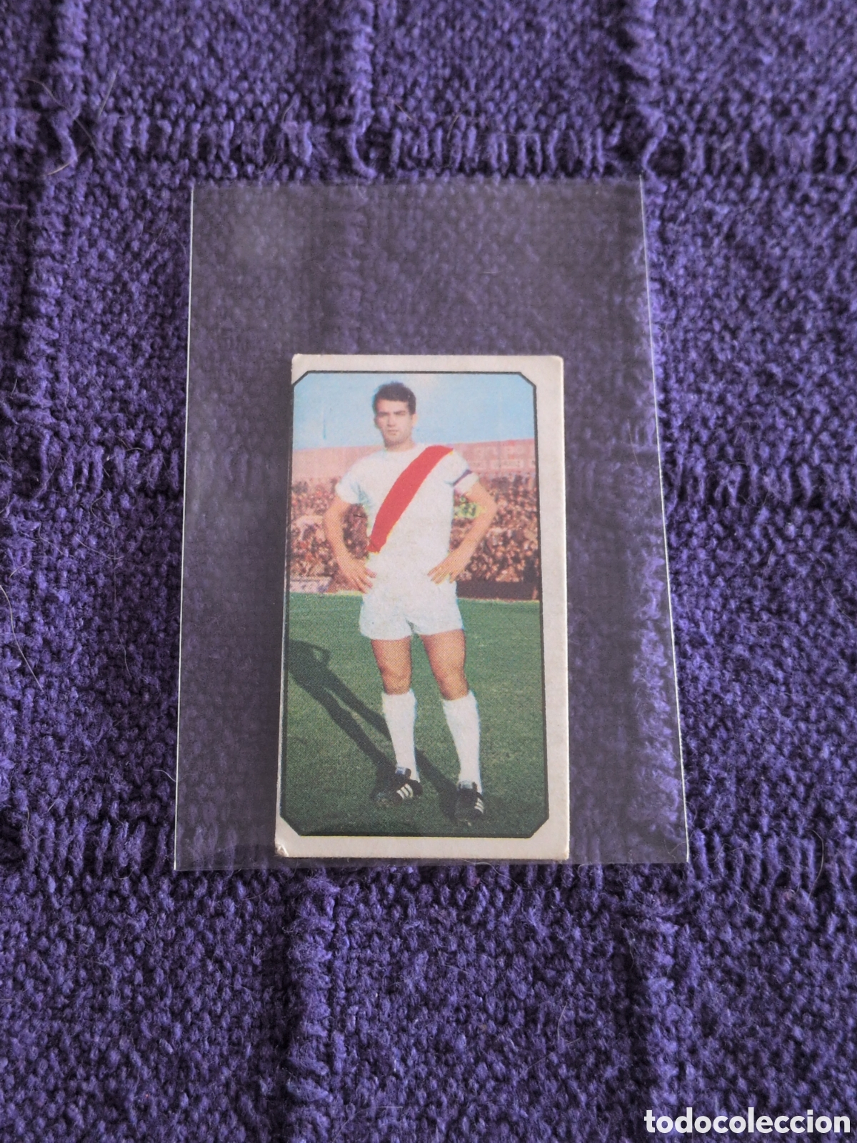 Fu&szlig;ball-Sticker: FUSTER RAYO VALLECANO LIGA ESTE 1977/78 77 78 NUNCA PEGADO SIN PEGAR