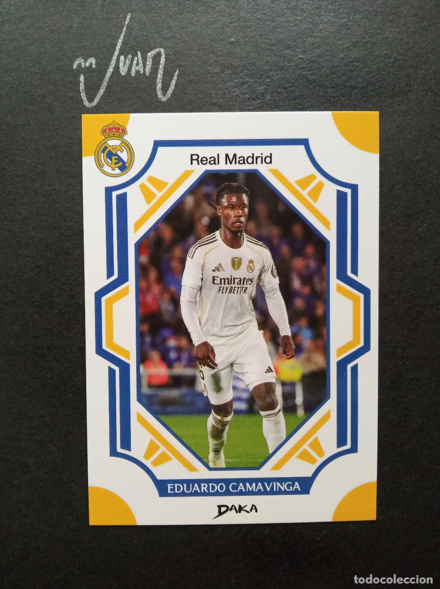 Cromos de f&uacute;tbol: RM 8 B CAMAVINGA REAL MADRID FRANCIA ⚽ DAKA &reg; TOP AUDIENCE 2025 2026 25 26 NUEVO