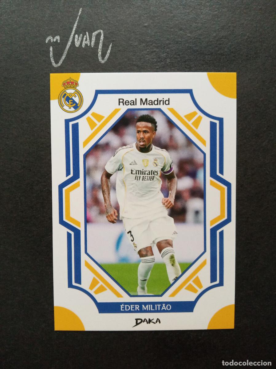 Cromos de f&uacute;tbol: RM 13 B EDER MILITAO REAL MADRID REAL MADRID BRASIL ⚽ DAKA &reg; TOP AUDIENCE 2025 2026 25 26 NUEVO