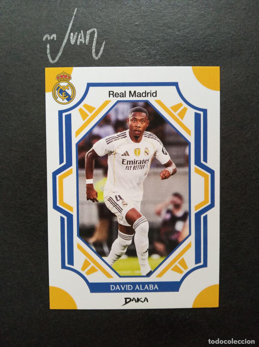 Cromos de f&uacute;tbol: RM 19 B DAVID ALABA REAL MADRID REAL MADRID AUSTRIA ⚽ DAKA &reg; TOP AUDIENCE 2025 2026 25 26 NUEVO