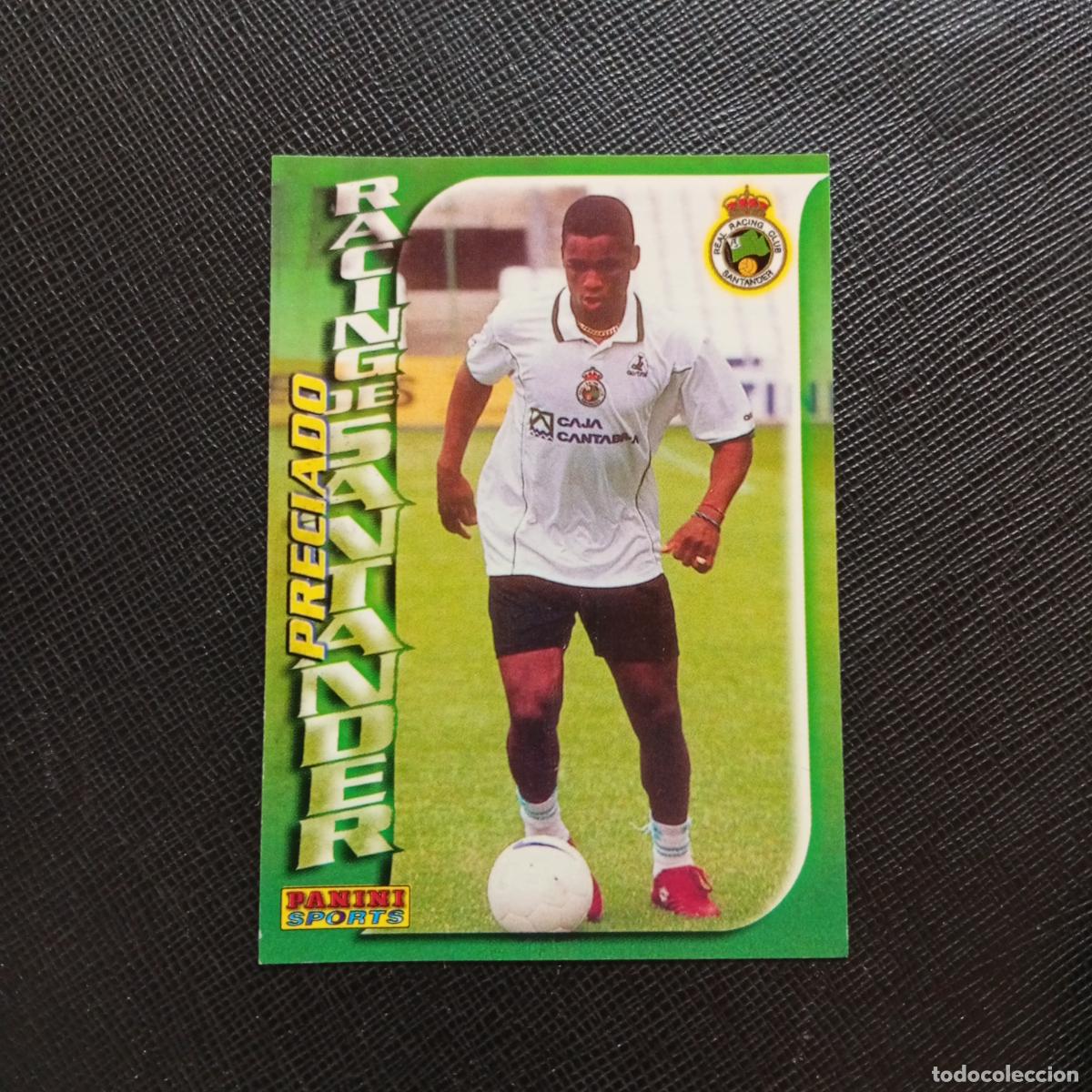 Cromos de f&uacute;tbol: 190 PRECIADO RACING PANINI TRADING CARD 1998 1999 CROMO FUTBOL 98 99 - A161 PG487