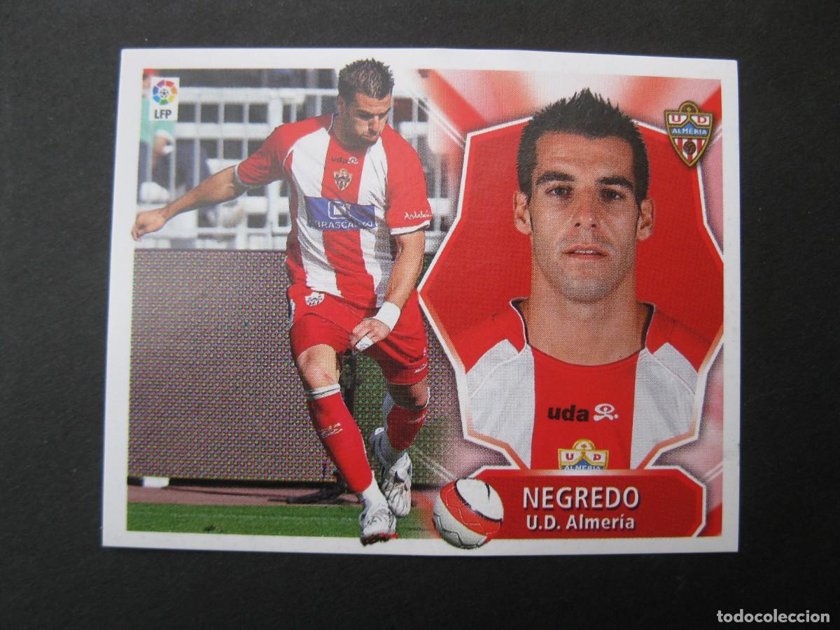 Cromos de f&uacute;tbol: NEGREDO (U.D. ALMERIA) - CAMPEONATO DE LIGA 08/09 - EDICIONES ESTE - NUNCA PEGADO.