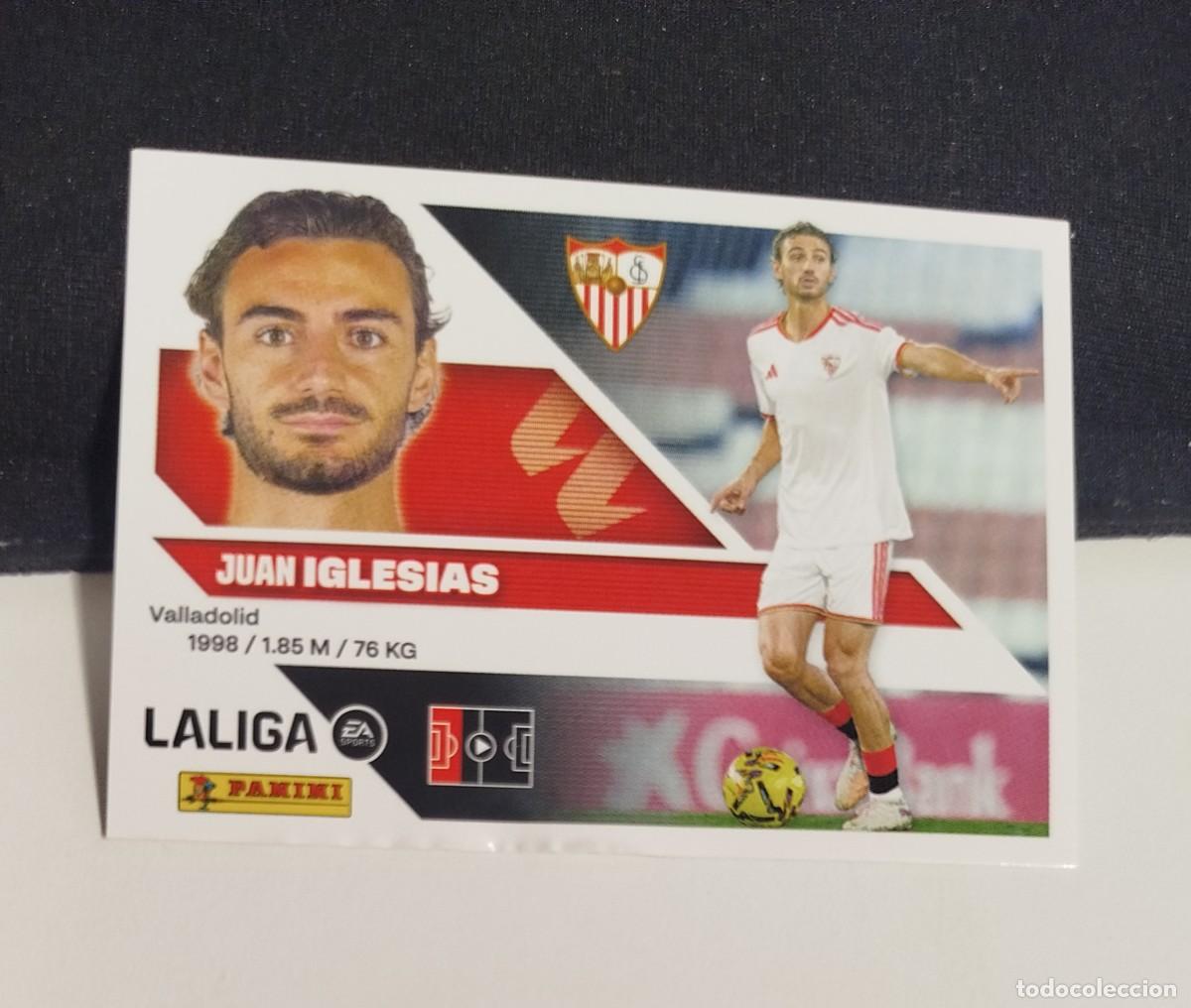 Cromos de f&uacute;tbol: Cromo 6 BIS Juan Iglesias Sevilla Liga 26/27 Panini