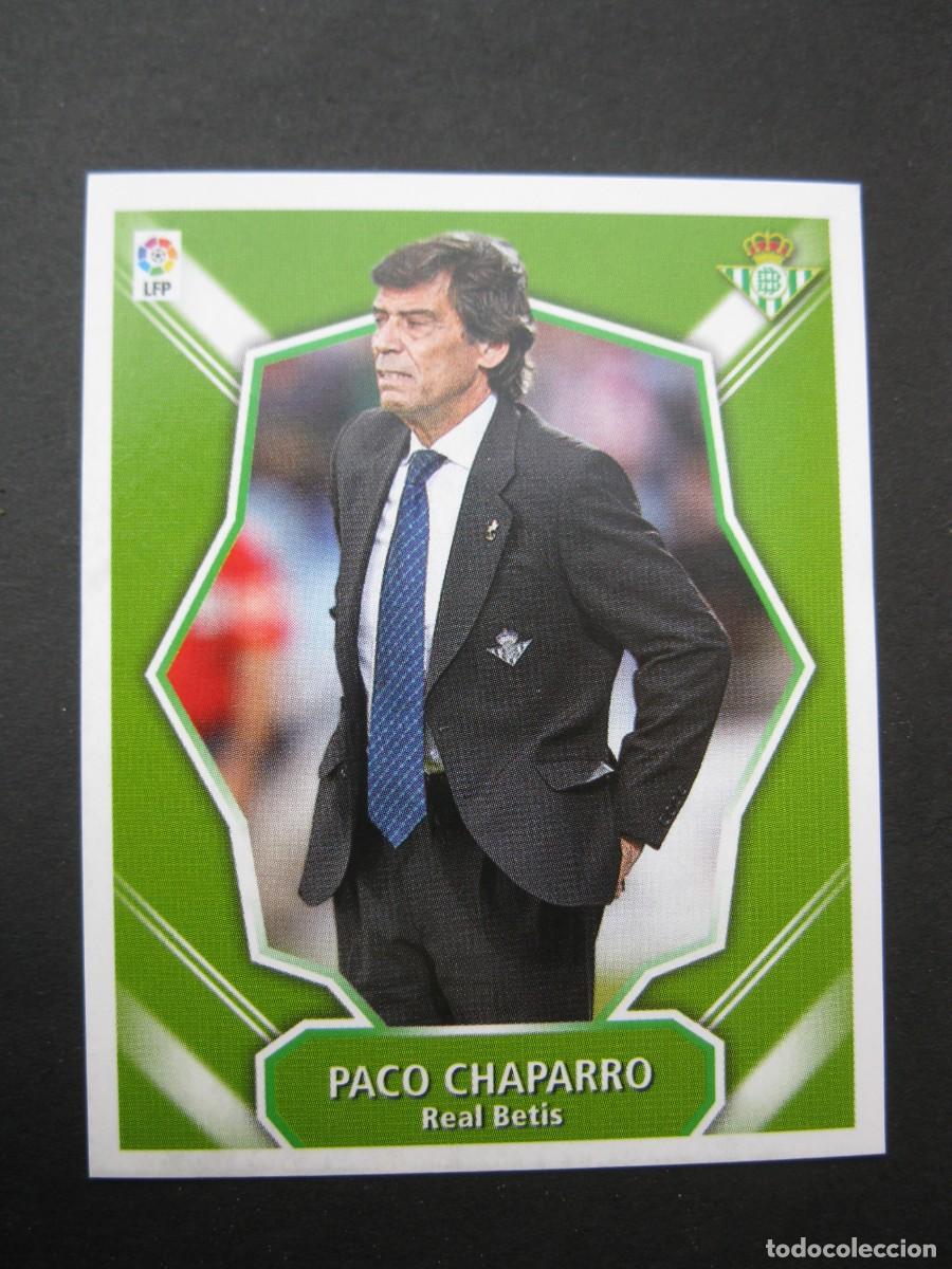 Cromos de f&uacute;tbol: PACO CHAPARRO (REAL BETIS) - CAMPEONATO DE LIGA 08/09 - EDICIONES ESTE - NUNCA PEGADO.