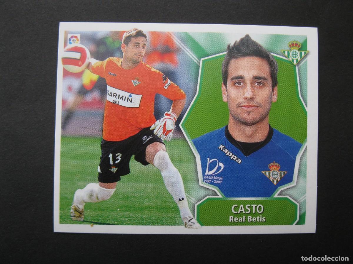 Cromos de f&uacute;tbol: CASTO (REAL BETIS) - CAMPEONATO DE LIGA 08/09 - EDICIONES ESTE - NUNCA PEGADO.