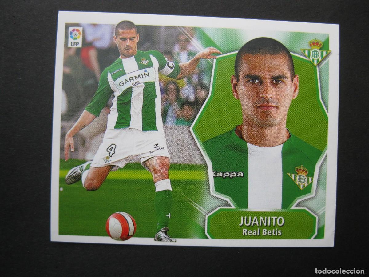 Cromos de f&uacute;tbol: JUANITO (REAL BETIS) - CAMPEONATO DE LIGA 08/09 - EDICIONES ESTE - NUNCA PEGADO.