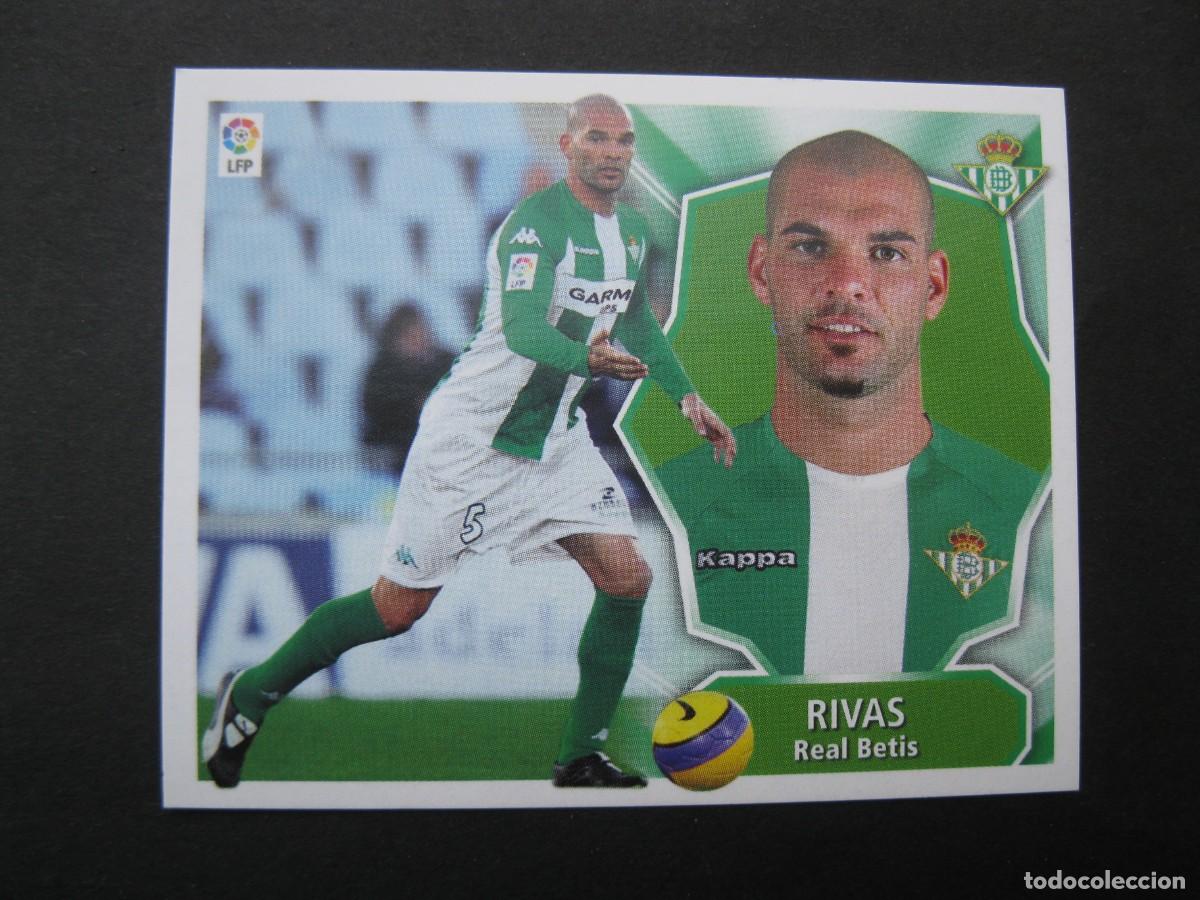 Cromos de f&uacute;tbol: RIVAS (REAL BETIS) - CAMPEONATO DE LIGA 08/09 - EDICIONES ESTE - NUNCA PEGADO.