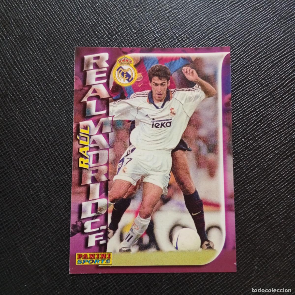 Cromos de f&uacute;tbol: 205 RAUL REAL MADRID PANINI TRADING CARD 1998 1999 CROMO FUTBOL 98 99 - A166 PG37