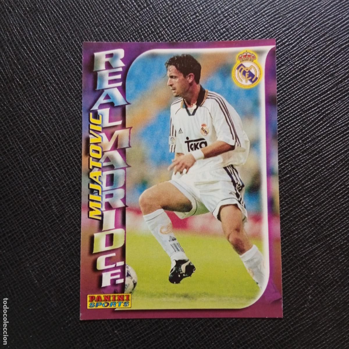 Cromos de f&uacute;tbol: 206 MIJATOVIC REAL MADRID PANINI TRADING CARD 1998 1999 CROMO FUTBOL 98 99 - A166 PG55