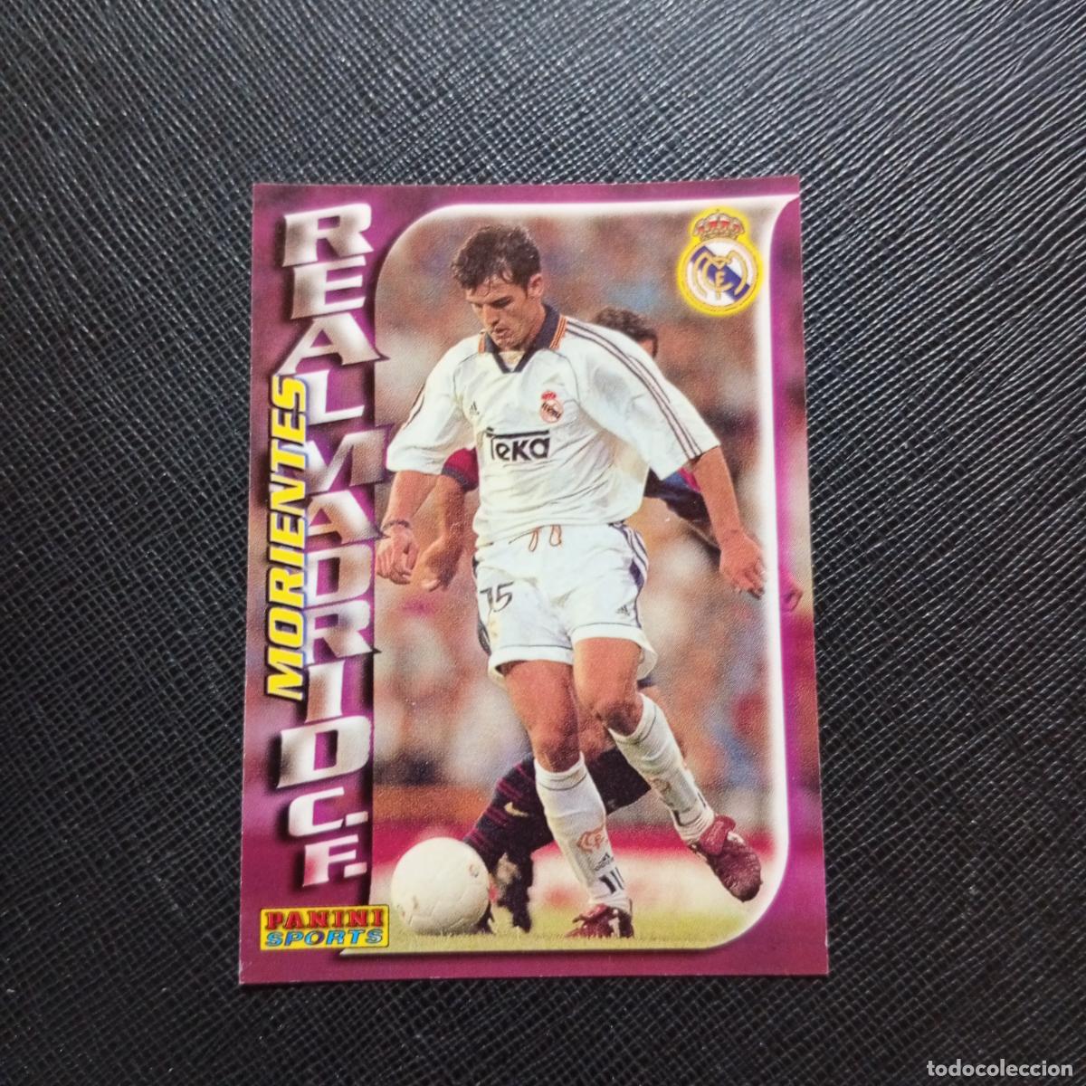 Cromos de f&uacute;tbol: 207 MORIENTES REAL MADRID PANINI TRADING CARD 1998 1999 CROMO FUTBOL 98 99 - A166 PG55