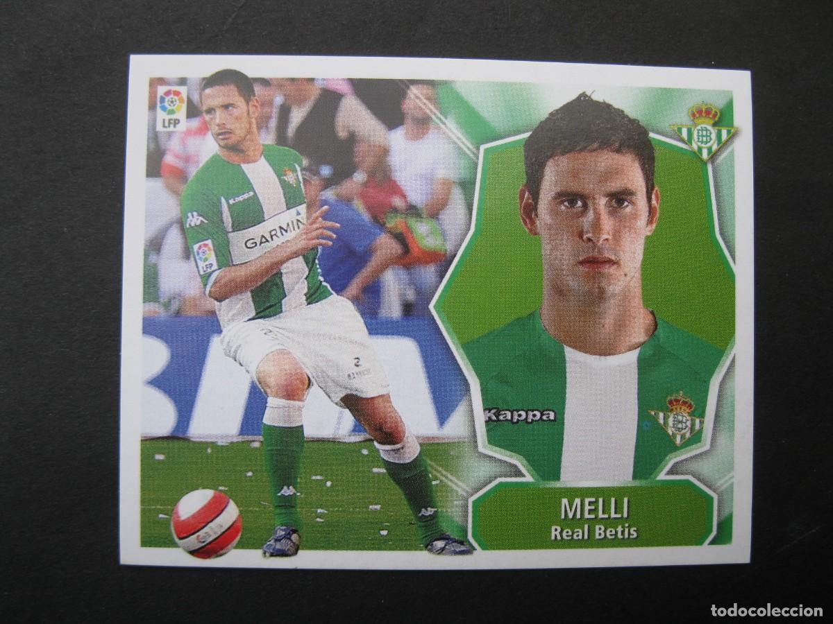 Cromos de f&uacute;tbol: MELLI (REAL BETIS) - CAMPEONATO DE LIGA 08/09 - EDICIONES ESTE - NUNCA PEGADO.