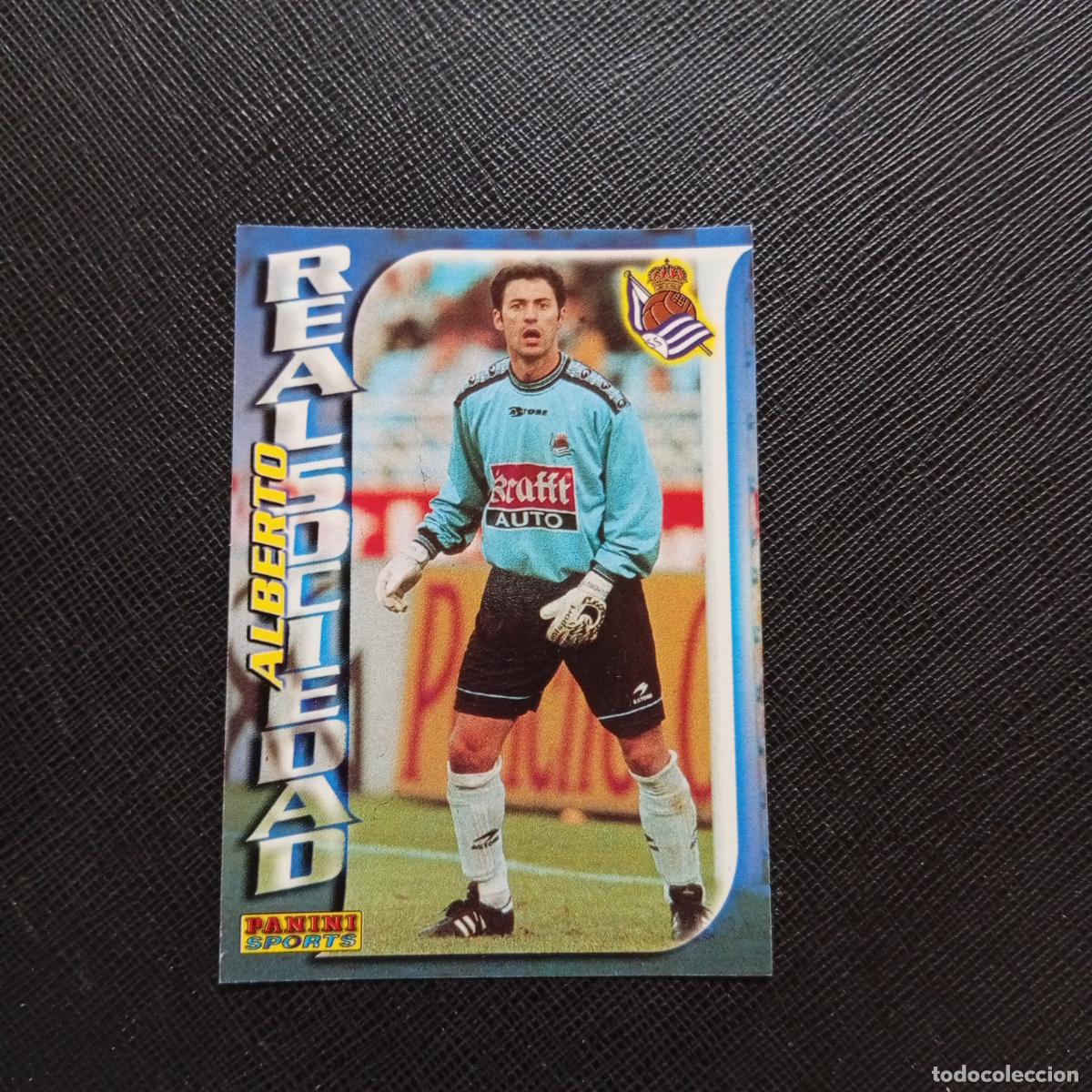 Cromos de f&uacute;tbol: 210 ALBERTO REAL SOCIEDAD PANINI TRADING CARD 1998 1999 CROMO FUTBOL 98 99 - A166 PG55