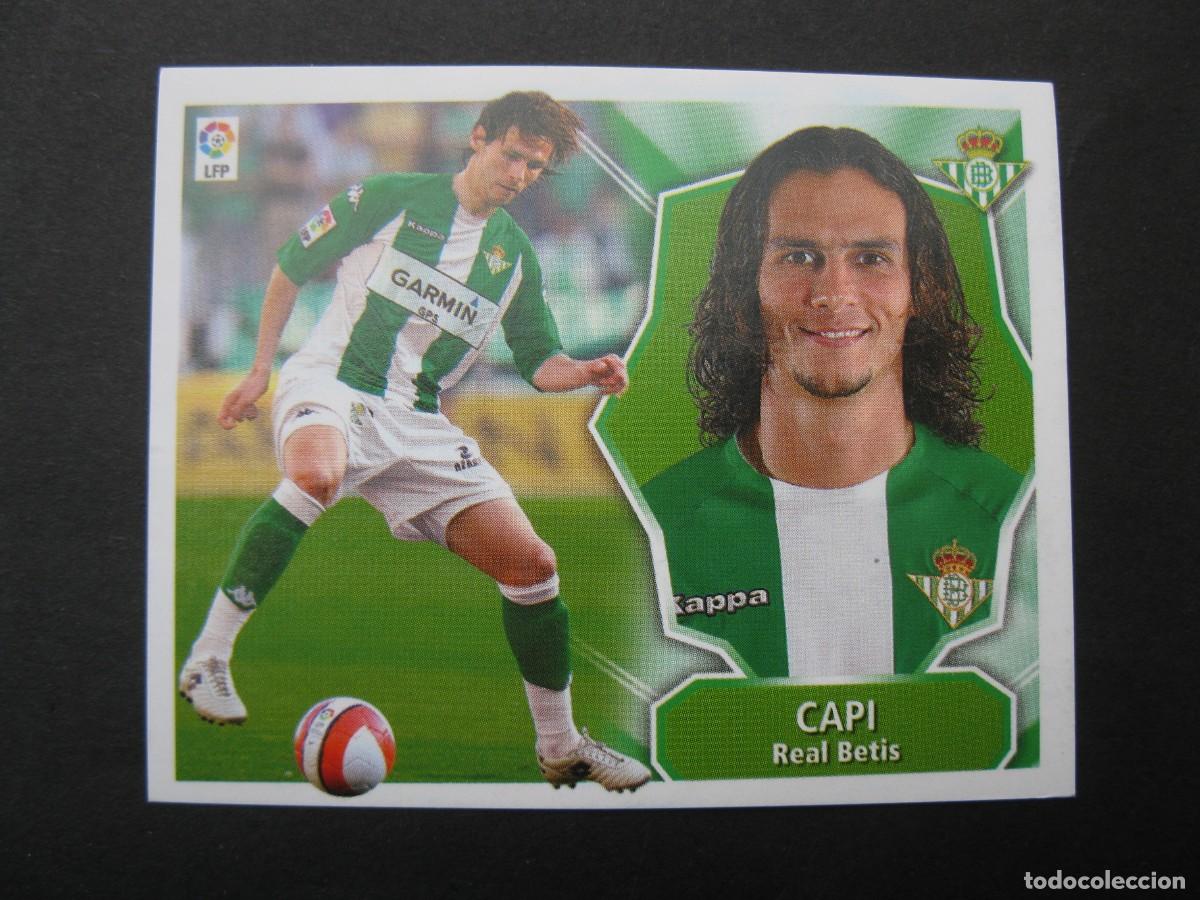 Cromos de f&uacute;tbol: CAPI (REAL BETIS) - CAMPEONATO DE LIGA 08/09 - EDICIONES ESTE - NUNCA PEGADO.