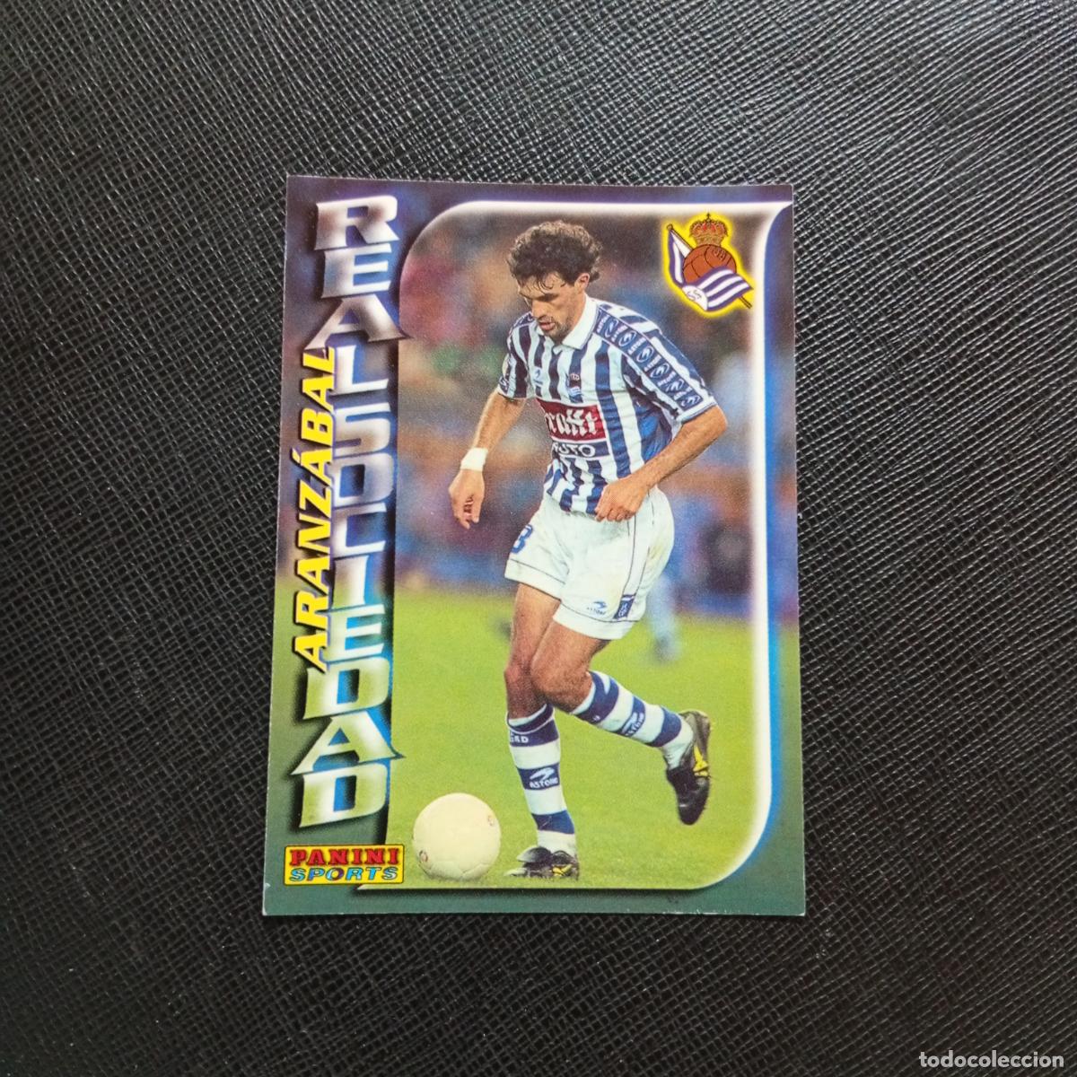Cromos de f&uacute;tbol: 214 ARANZABAL REAL SOCIEDAD PANINI TRADING CARD 1998 1999 CROMO FUTBOL 98 99 - A166 PG73