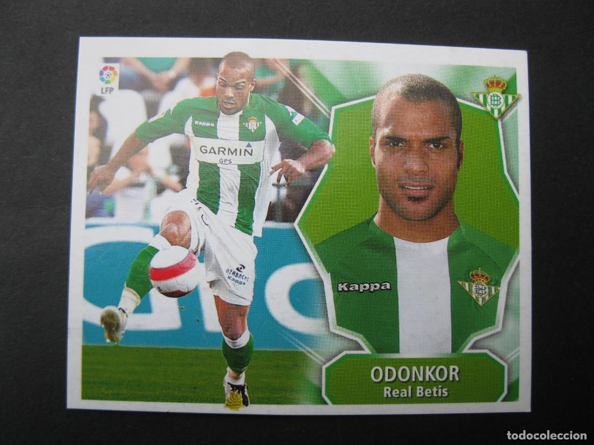 Cromos de f&uacute;tbol: ODONKOR (REAL BETIS) - CAMPEONATO DE LIGA 08/09 - EDICIONES ESTE - NUNCA PEGADO.