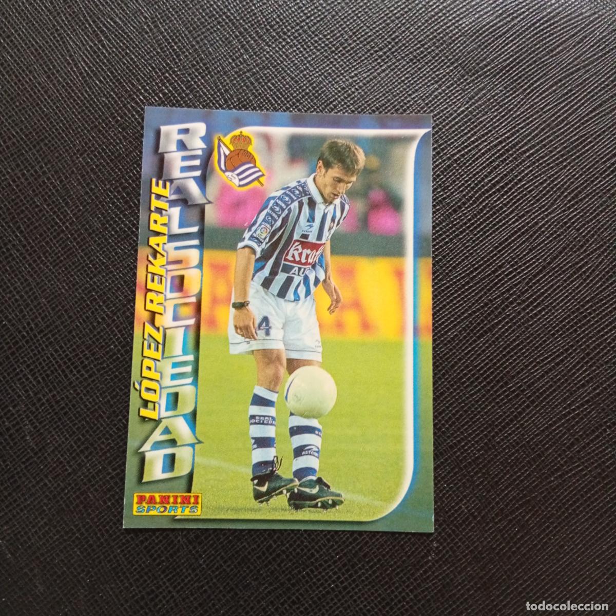 Cromos de f&uacute;tbol: 215 LOPEZ REKARTE REAL SOCIEDAD PANINI TRADING CARD 1998 1999 CROMO FUTBOL 98 99 - A166 PG91