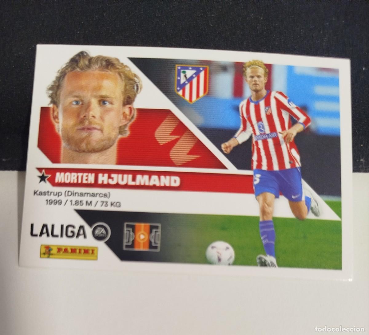 Cromos de f&uacute;tbol: Cromo 5 UF Morten Hjulmand Atletico Liga 26/27