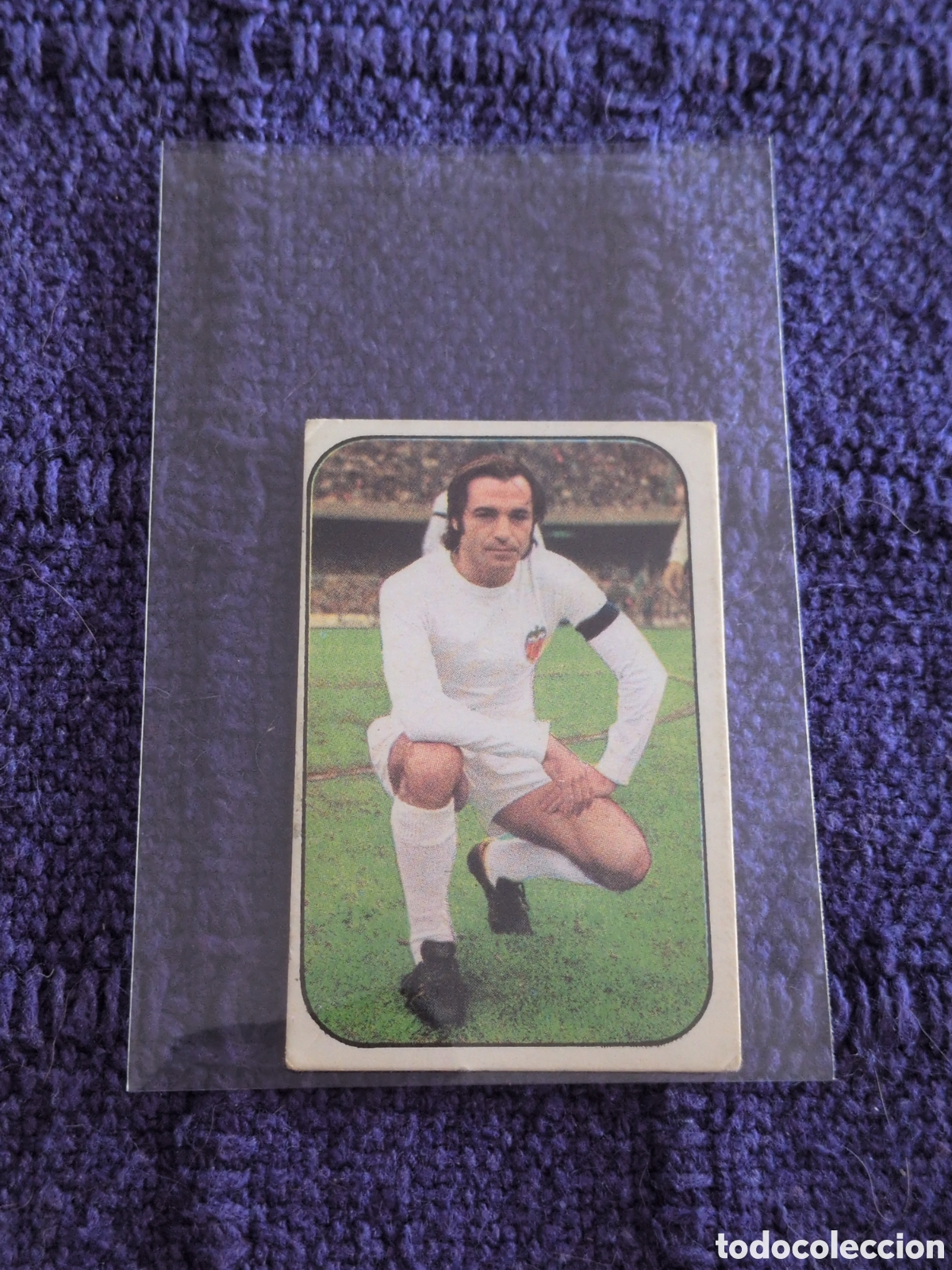 Fu&szlig;ball-Sticker: QUINO VALENCIA LIGA ESTE 1976/77 76 77 DESPEGADO