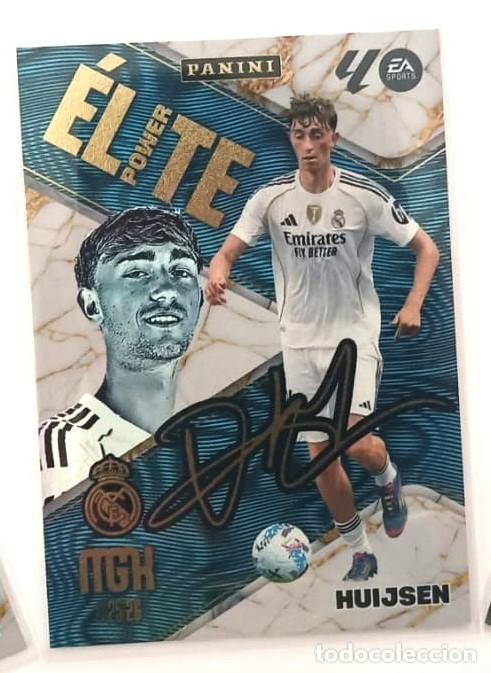 Cromos de f&uacute;tbol: P 505 HUIJSEN ELITE POWER REAL MADRID MGK 2025 2026 25 26 MEGACRACK