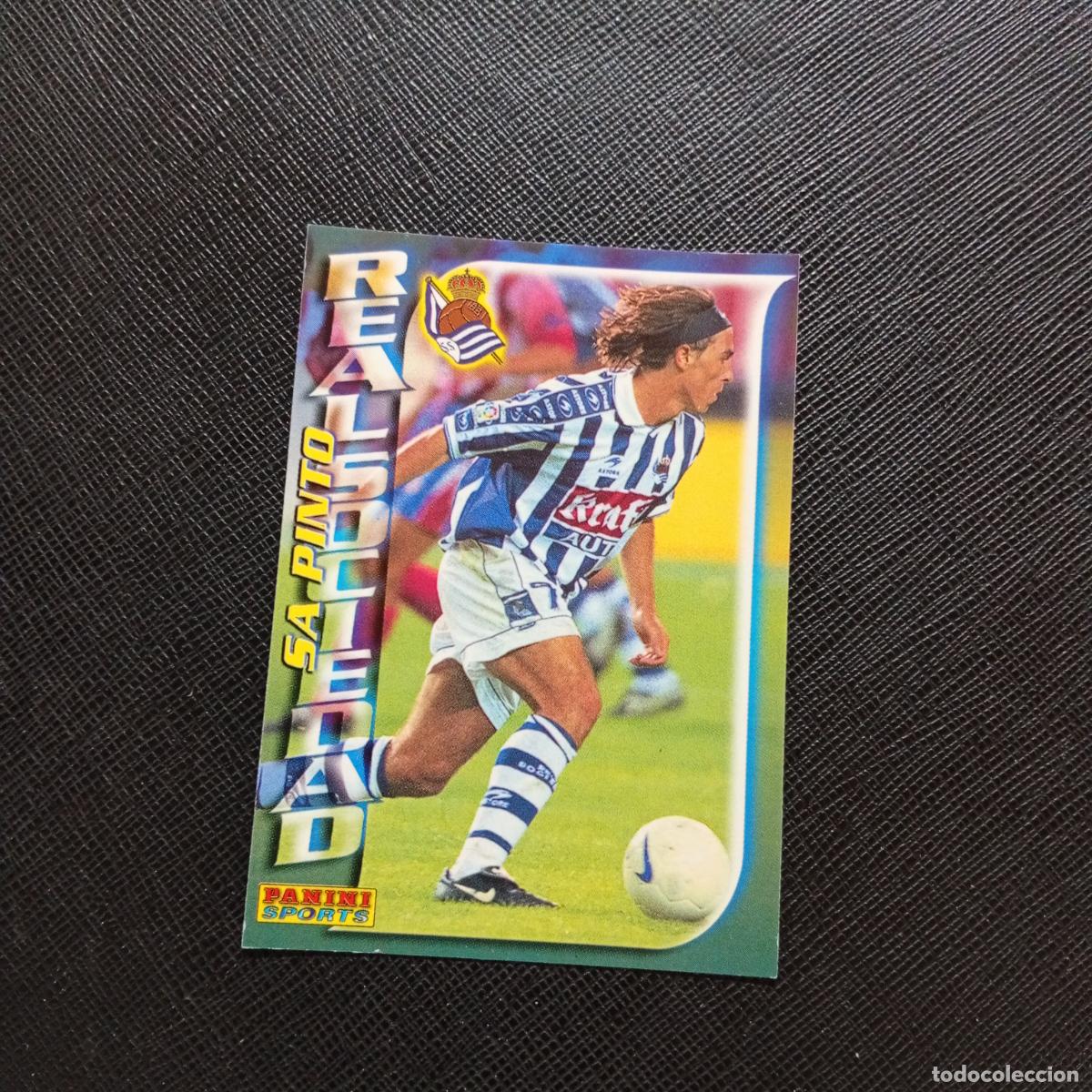 Cromos de f&uacute;tbol: 221 SA PINTO REAL SOCIEDAD PANINI TRADING CARD 1998 1999 CROMO FUTBOL 98 99 - A166 PG127