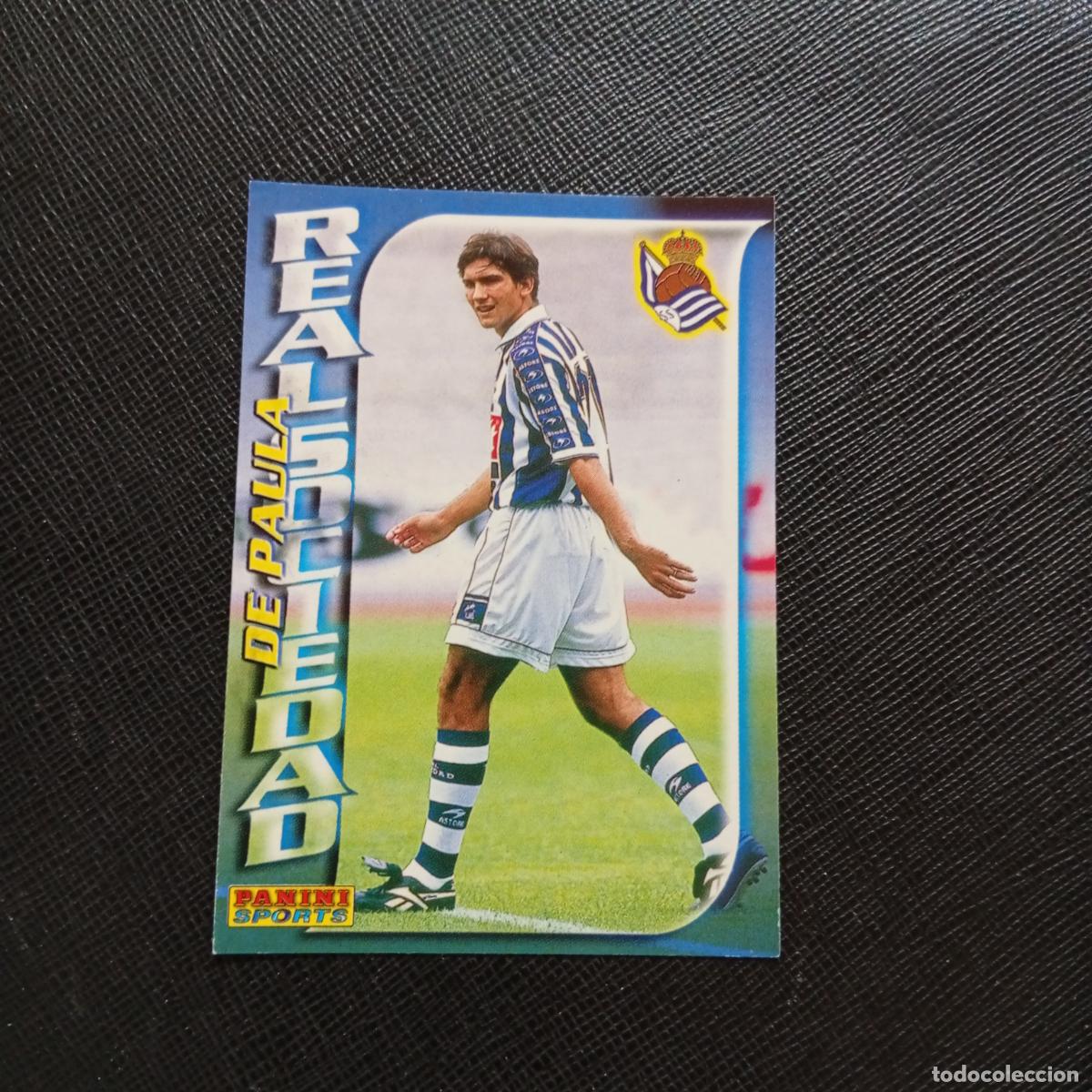 Cromos de f&uacute;tbol: 222 DE PAULA REAL SOCIEDAD PANINI TRADING CARD 1998 1999 CROMO FUTBOL 98 99 - A166 PG145