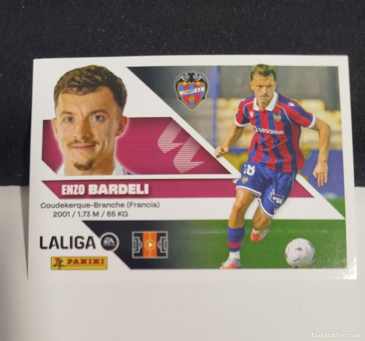 Cromos de f&uacute;tbol: Cromo UF n&ordm; 7 (UF7) Enzo Bardeli Levante Liga 26/27