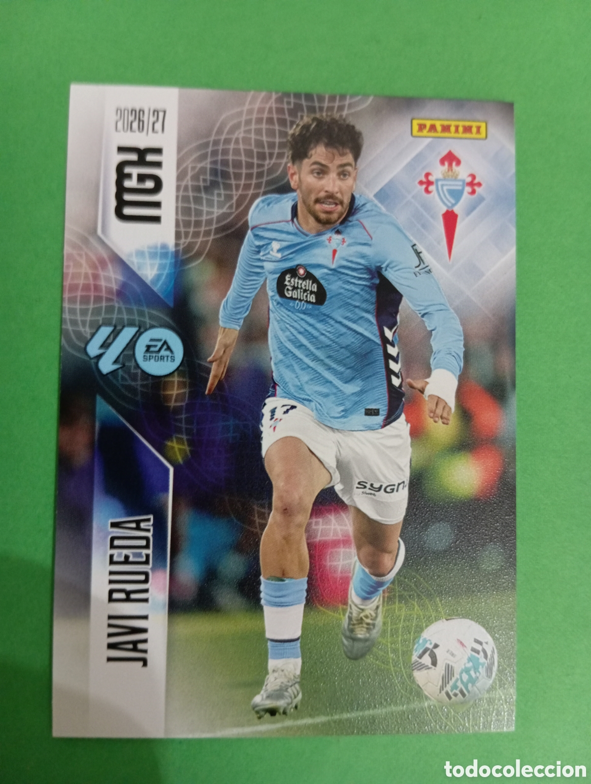 Cromos de f&uacute;tbol: Javi Rueda Celta de Vigo n&deg;112 / PANINI MEGACRACKS 2026/2027