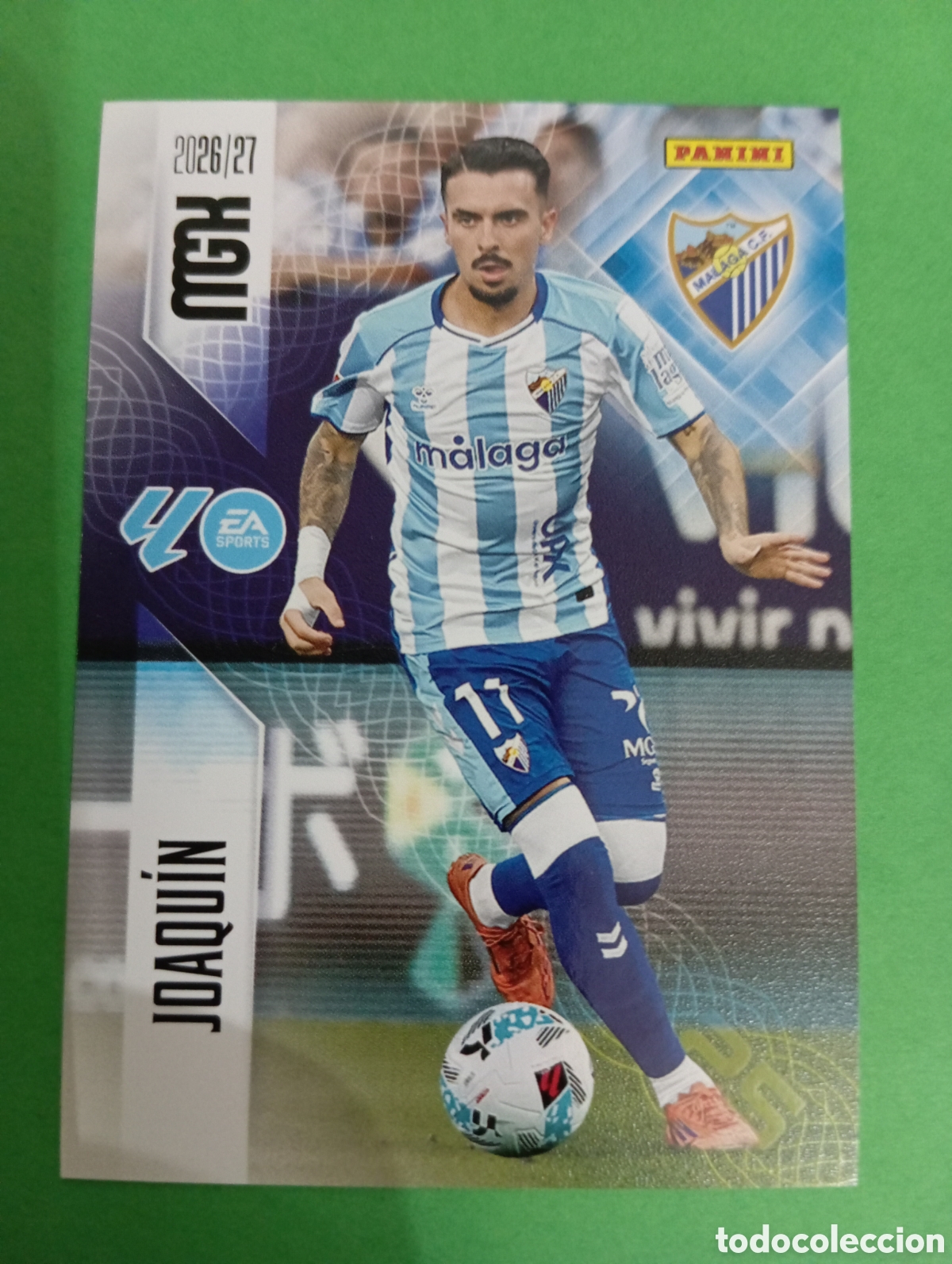 Cromos de f&uacute;tbol: Joaqu&iacute;n M&aacute;laga n&deg;251 / PANINI MEGACRACKS 2026/2027