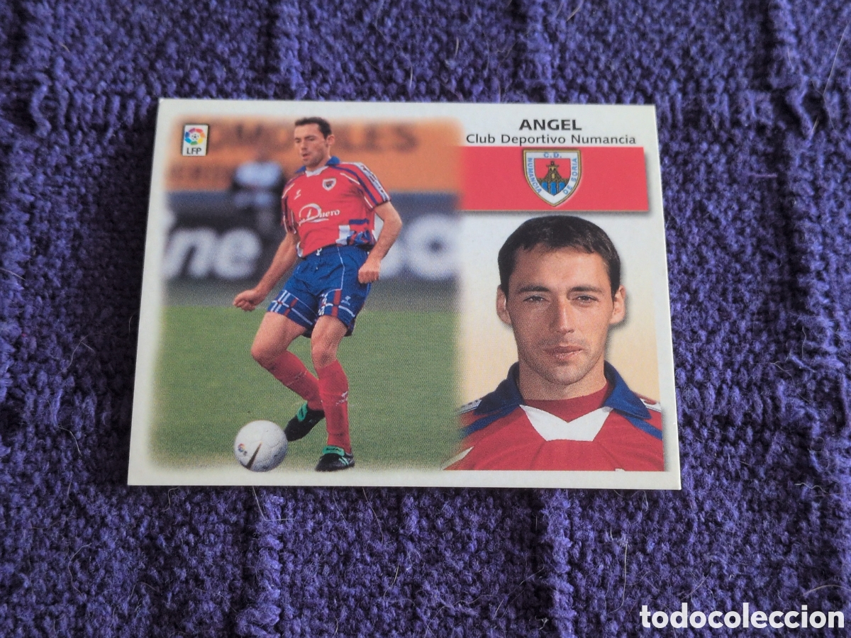Fu&szlig;ball-Sticker: EDICIONES ESTE LIGA 99 00 1999 2000 CROMO NUNCA PEGADO BAJA NUMANCIA , ANGEL
