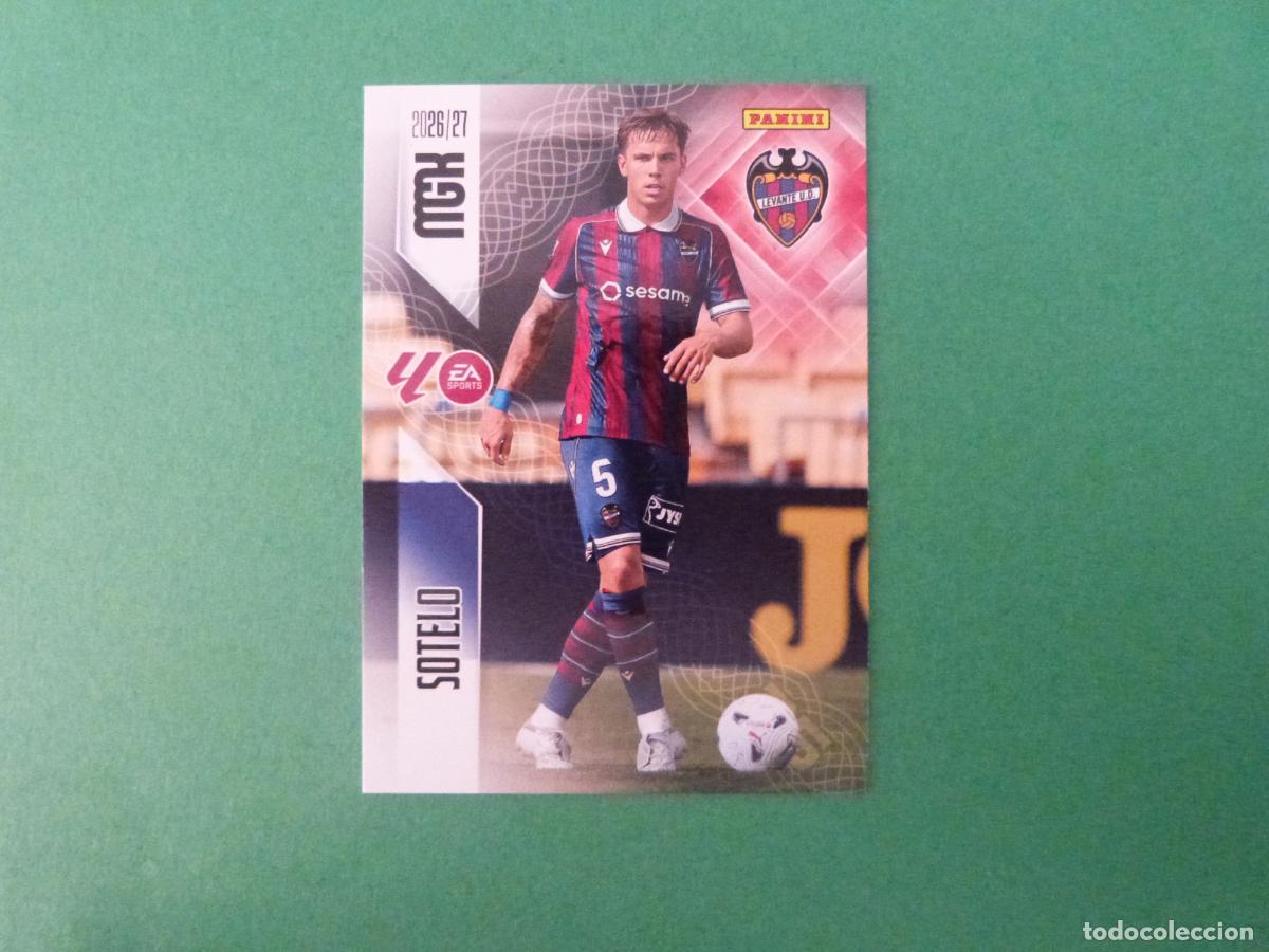 Cromos de f&uacute;tbol: TRADING CARD FUTBOL SOTELO U.D. LEVANTE N&ordm; 209 LIGA MEGACRACKS 2026-2027/26-27 PANINI