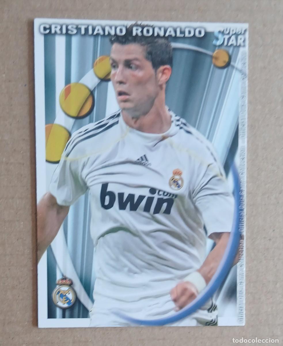 Cromos de f&uacute;tbol: CROMO n&ordm; 52 CRISTIANO RONALDO REAL MADRID SUPER STAR MATE MUNDICROMO 2010-2011. Nuevo.