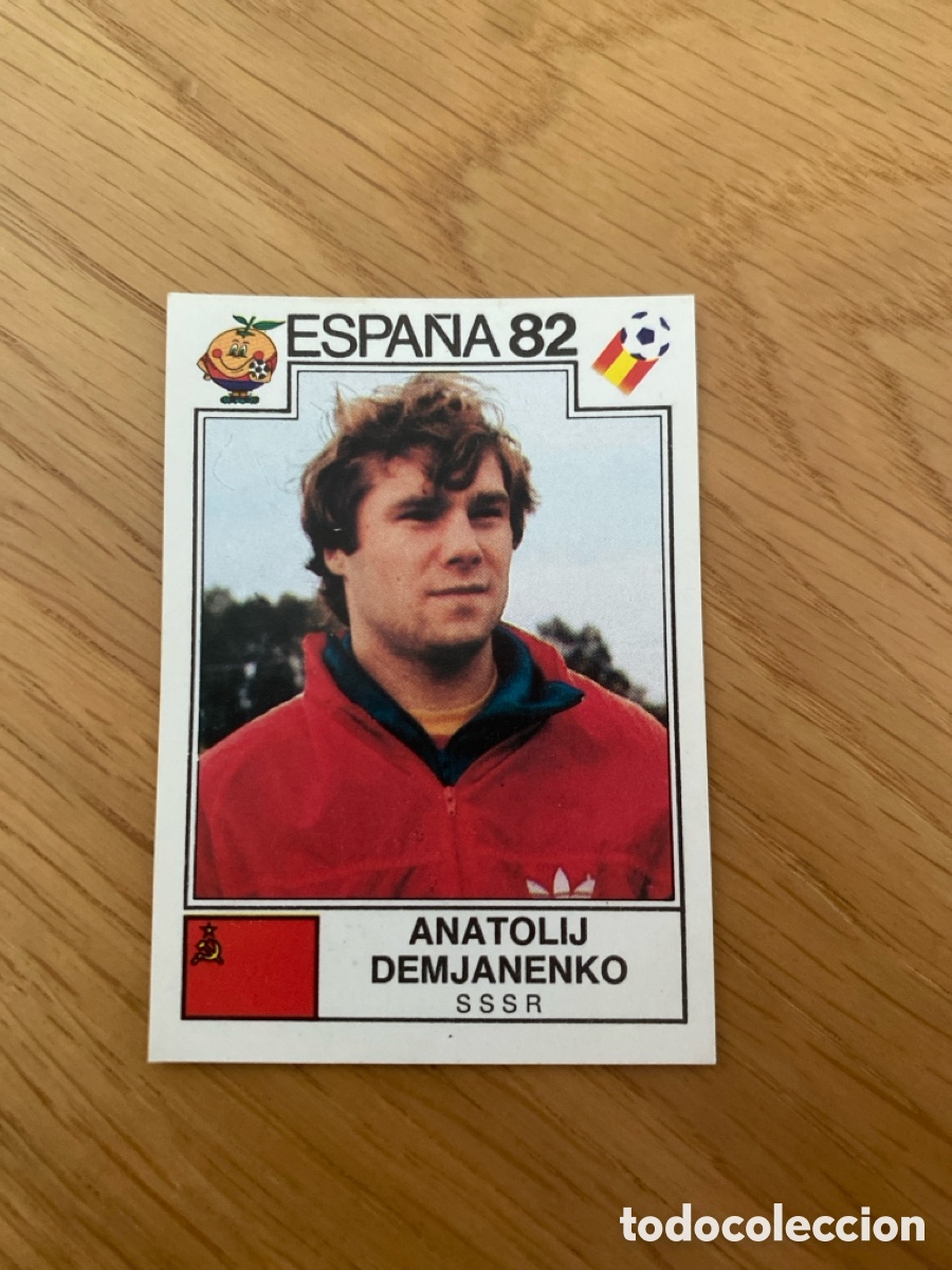 Cartes &agrave; collectionner de Football: Cromo panini mundial Espa&ntilde;a 82 n&uacute;mero 388 Demjanenko - Sticker album world cup Spain 1982 URSS