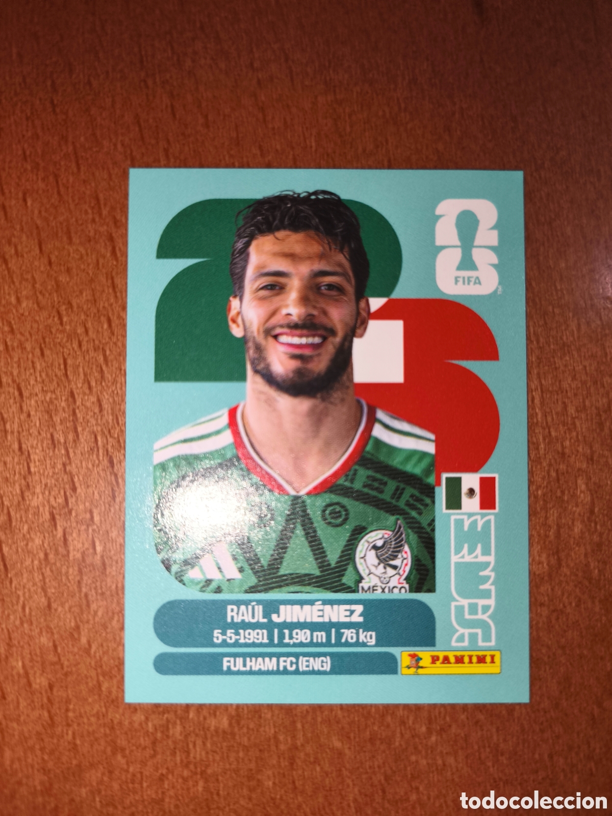 Cromos de f&uacute;tbol: MEX17 Ra&uacute;l Jim&eacute;nez MEX 17 Fifa World Cup 2026 M&eacute;xico