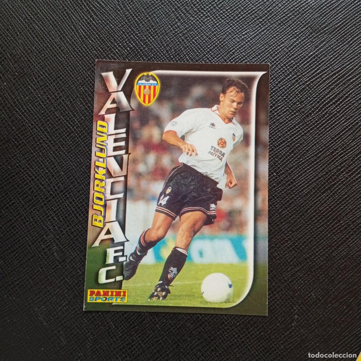 Cromos de f&uacute;tbol: 262 BJORKLUND VALENCIA PANINI TRADING CARD 1998 1999 CROMO FUTBOL 98 99 - A166 PG487