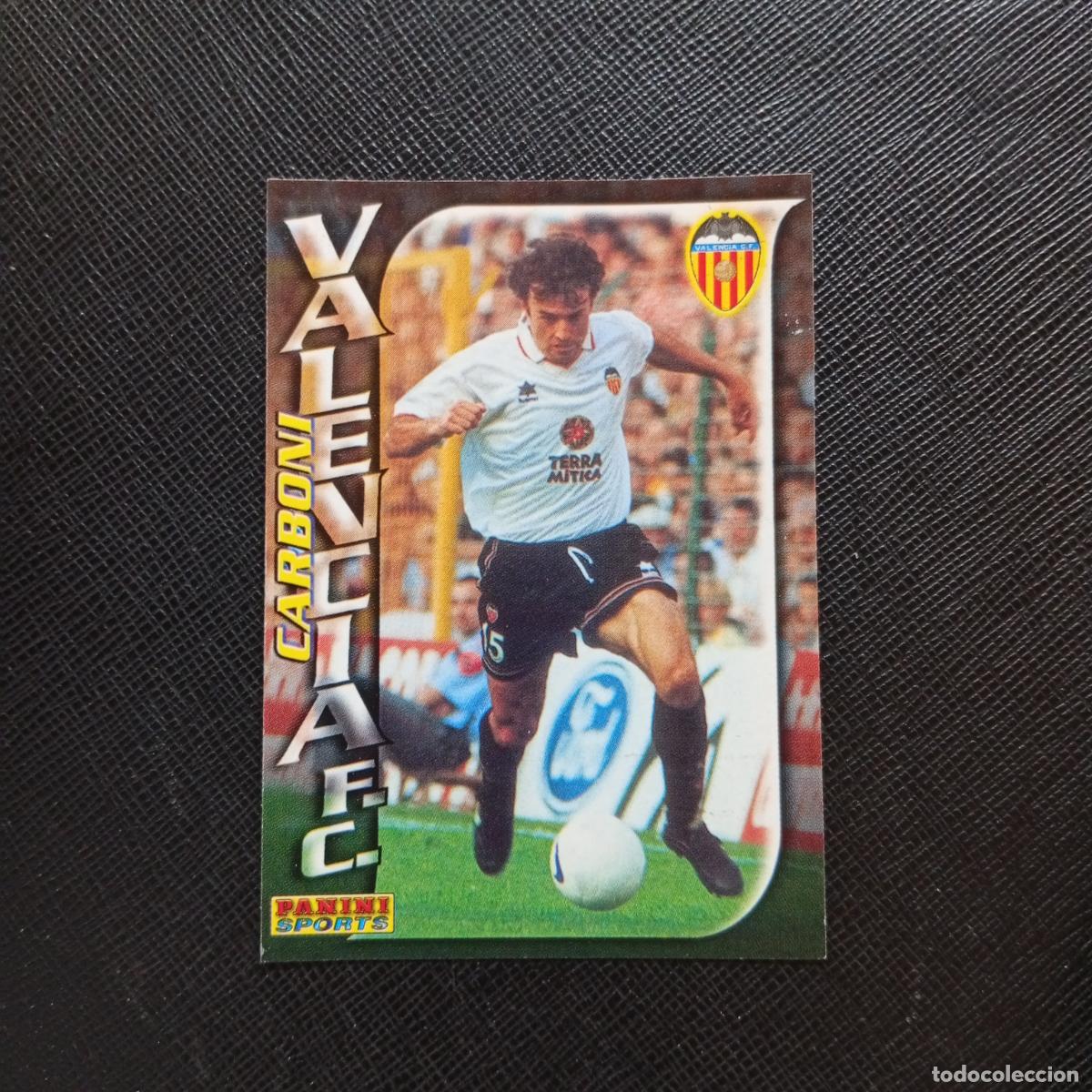 Cromos de f&uacute;tbol: 263 CARBONI VALENCIA PANINI TRADING CARD 1998 1999 CROMO FUTBOL 98 99 - A166 PG487
