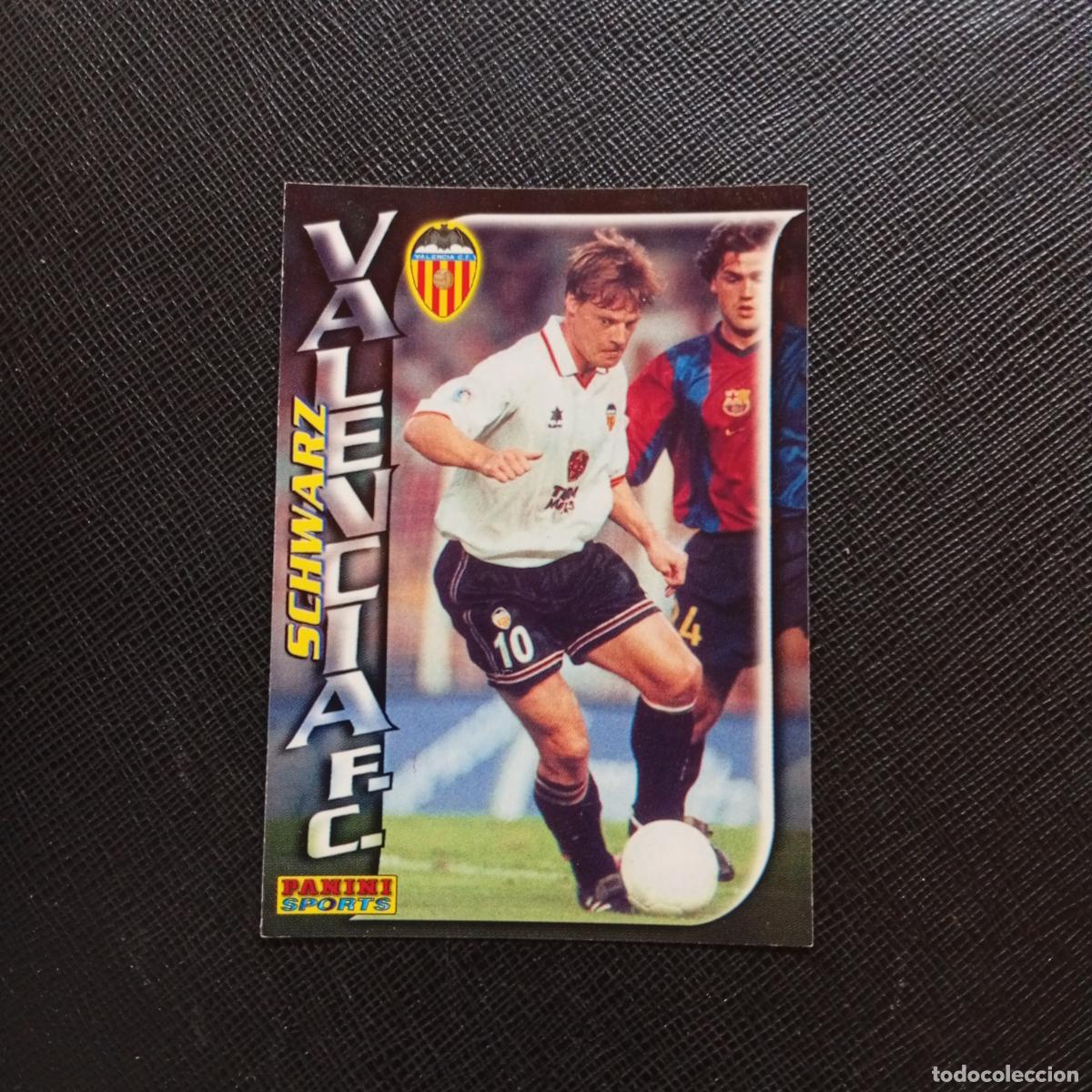 Cromos de f&uacute;tbol: 266 SCHWARZ VALENCIA PANINI TRADING CARD 1998 1999 CROMO FUTBOL 98 99 - A166 PG487