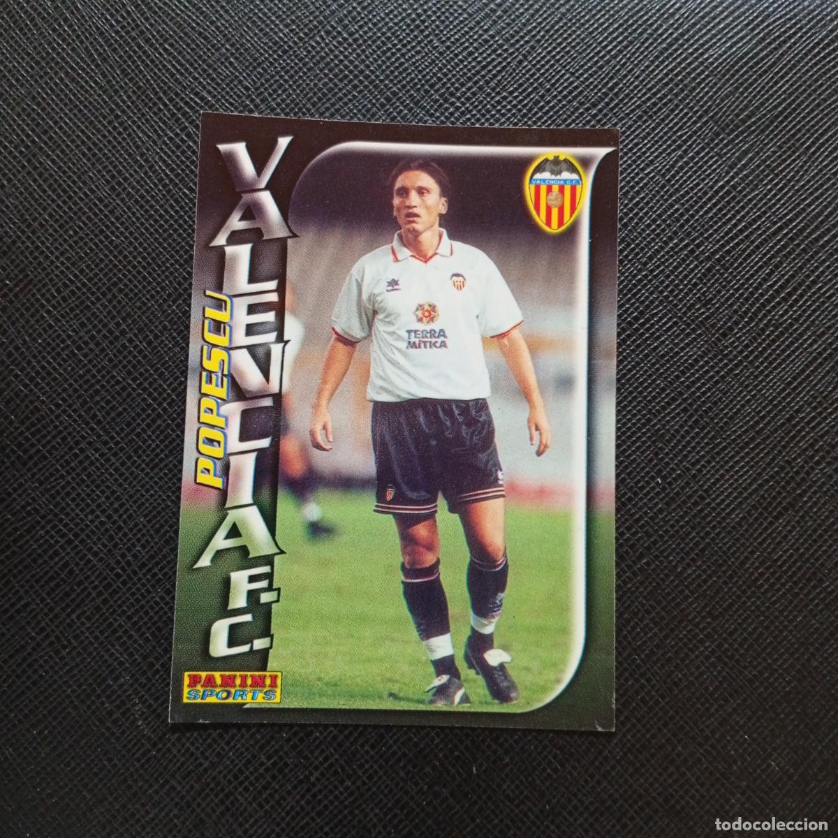 Cromos de f&uacute;tbol: 267 POPESCU VALENCIA PANINI TRADING CARD 1998 1999 CROMO FUTBOL 98 99 - A166 PG505