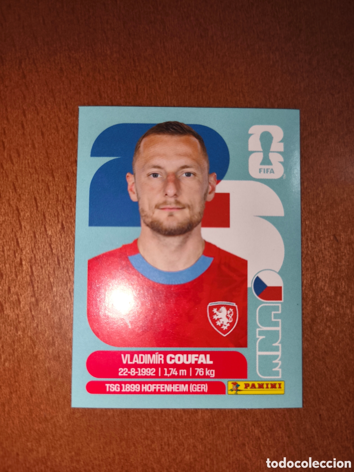 Cromos de f&uacute;tbol: CZE5 Vladimir Coufal CZE 5 Fifa World Cup 2026 Rep&uacute;blica Checa