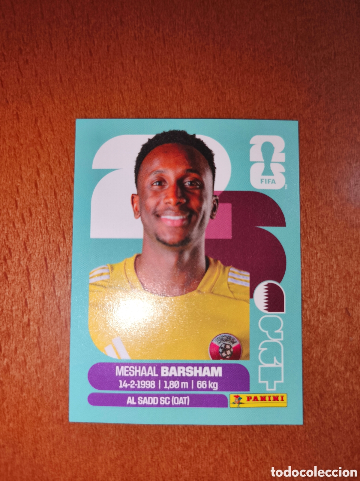 Cromos de f&uacute;tbol: QAT2 Meshaal Barsham Fifa World Cup 2026 Catar