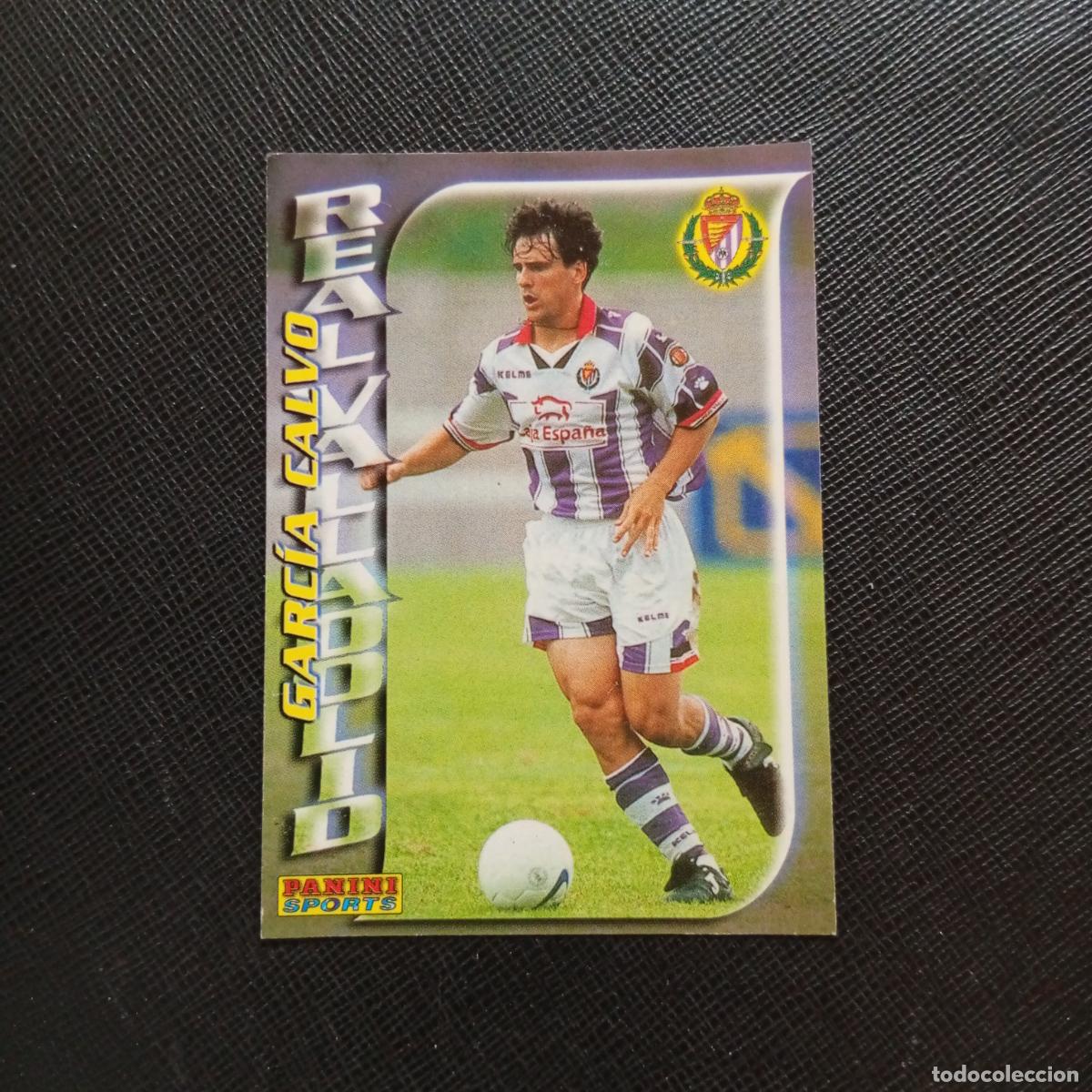 Cromos de f&uacute;tbol: 279 GARCIA CALVO VALLADOLID PANINI TRADING CARD 1998 1999 CROMO FUTBOL 98 99 - A166 PG523